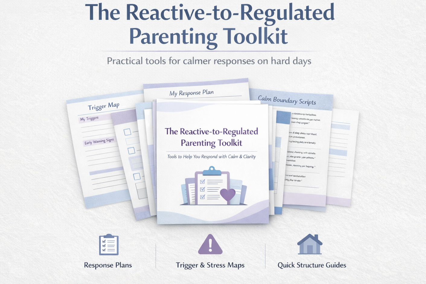 The Reactive-to-Regulated Toolkit