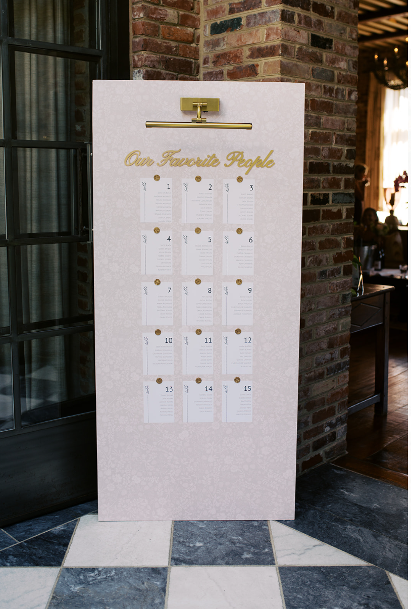 Wallpaper Seating Chart