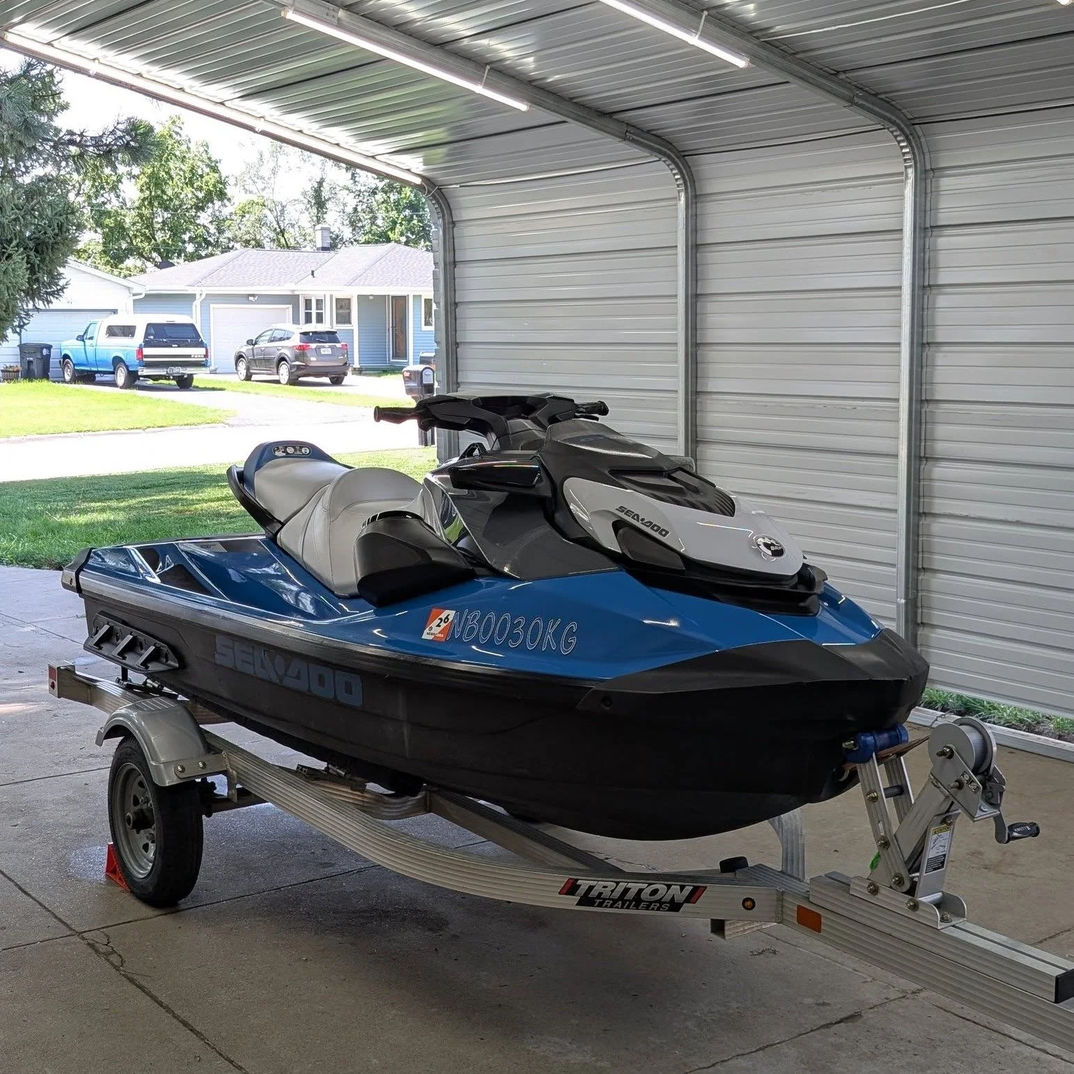 Boat/jet ski cleaning in Omaha-vinyl care and oxidation prep for the season