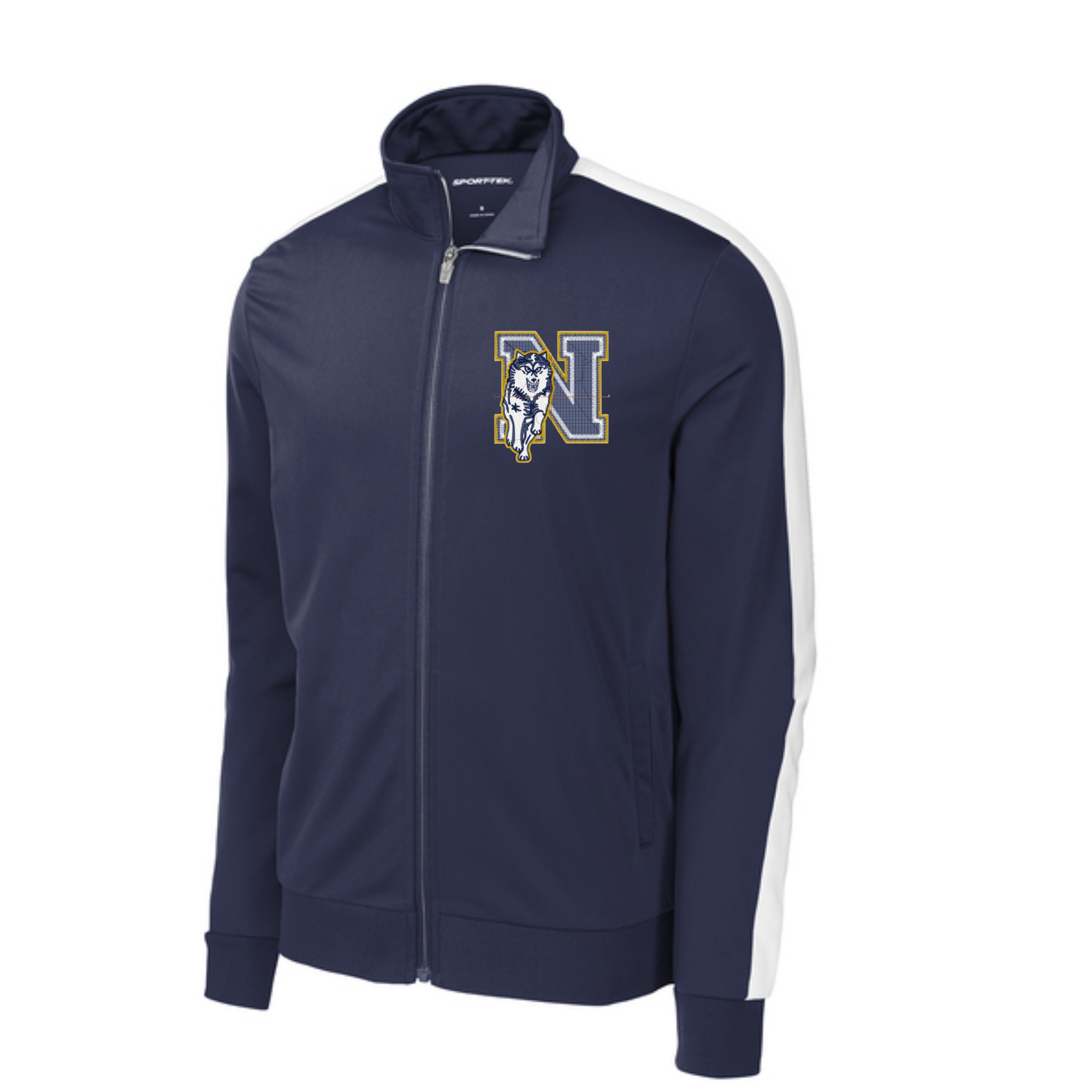 Sport Tek Warm up Track jacket Embroidered