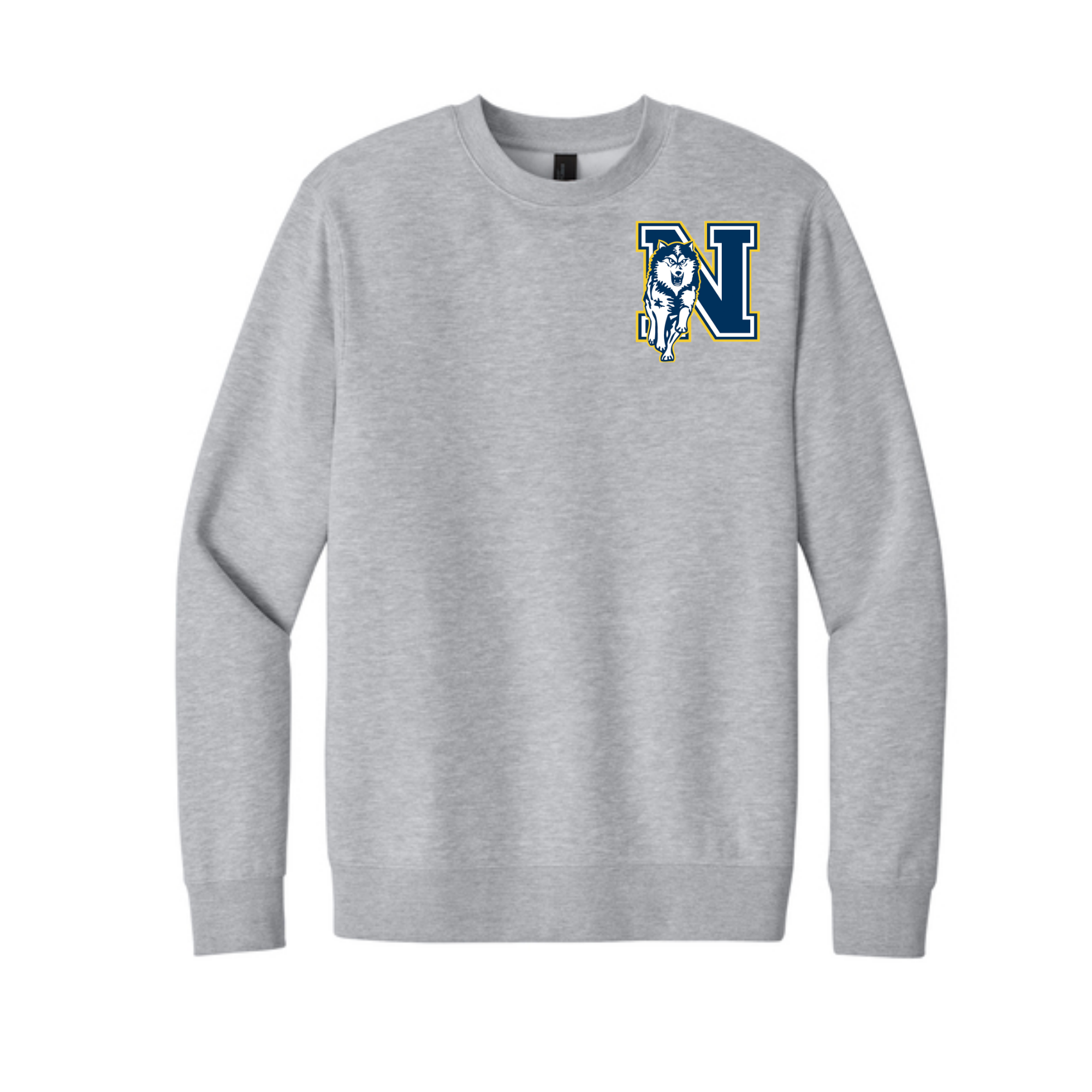 District Heathered Grey Fleece Crewneck