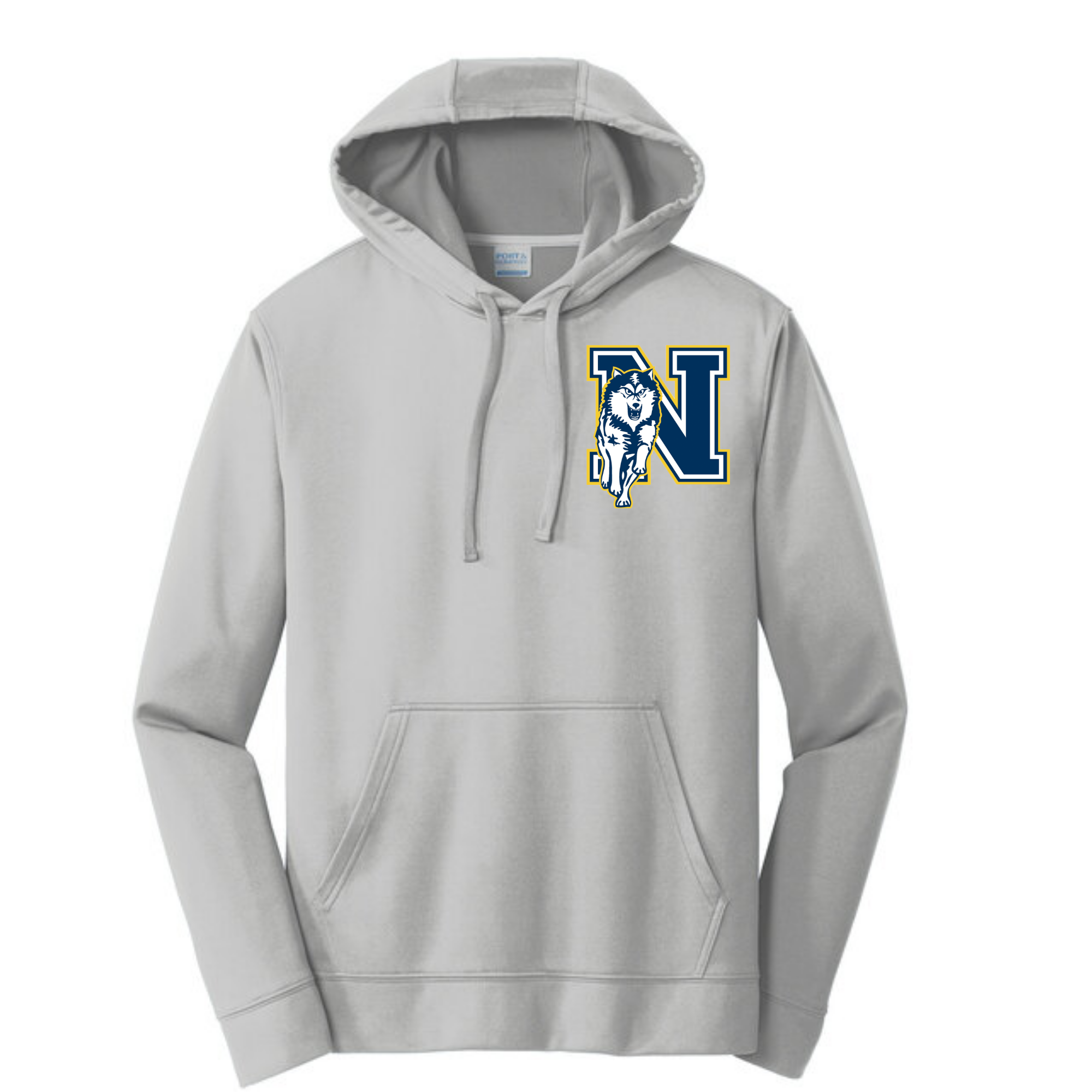 Port & Co Performance hooded fleece - Grey