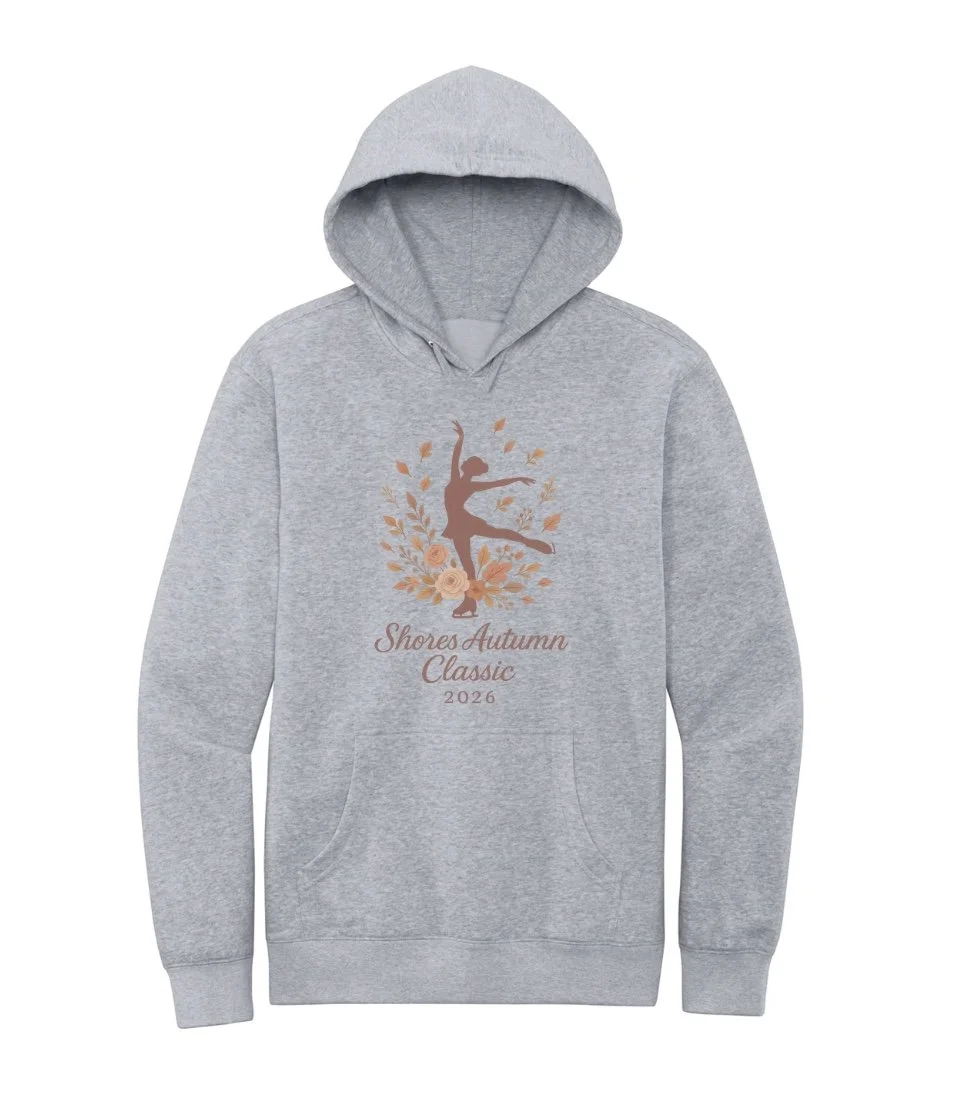 Light Grey Adult Shores Autumn Classic Hoodie - Design 1
