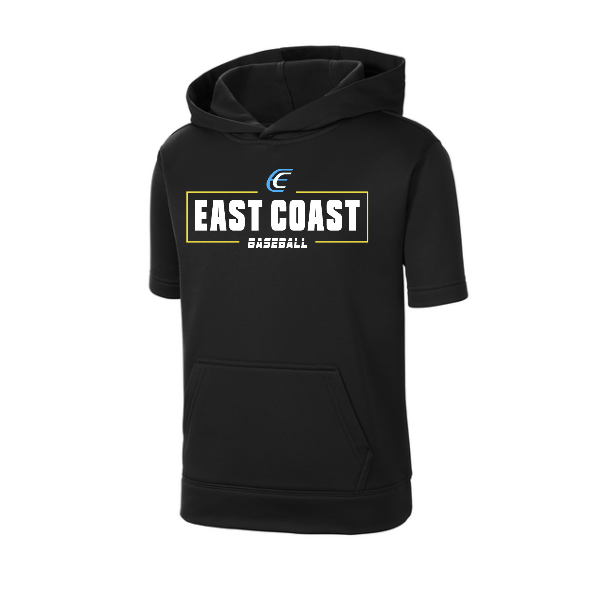 Sport Tek Hooded Short Sleeve YOUTH- Black