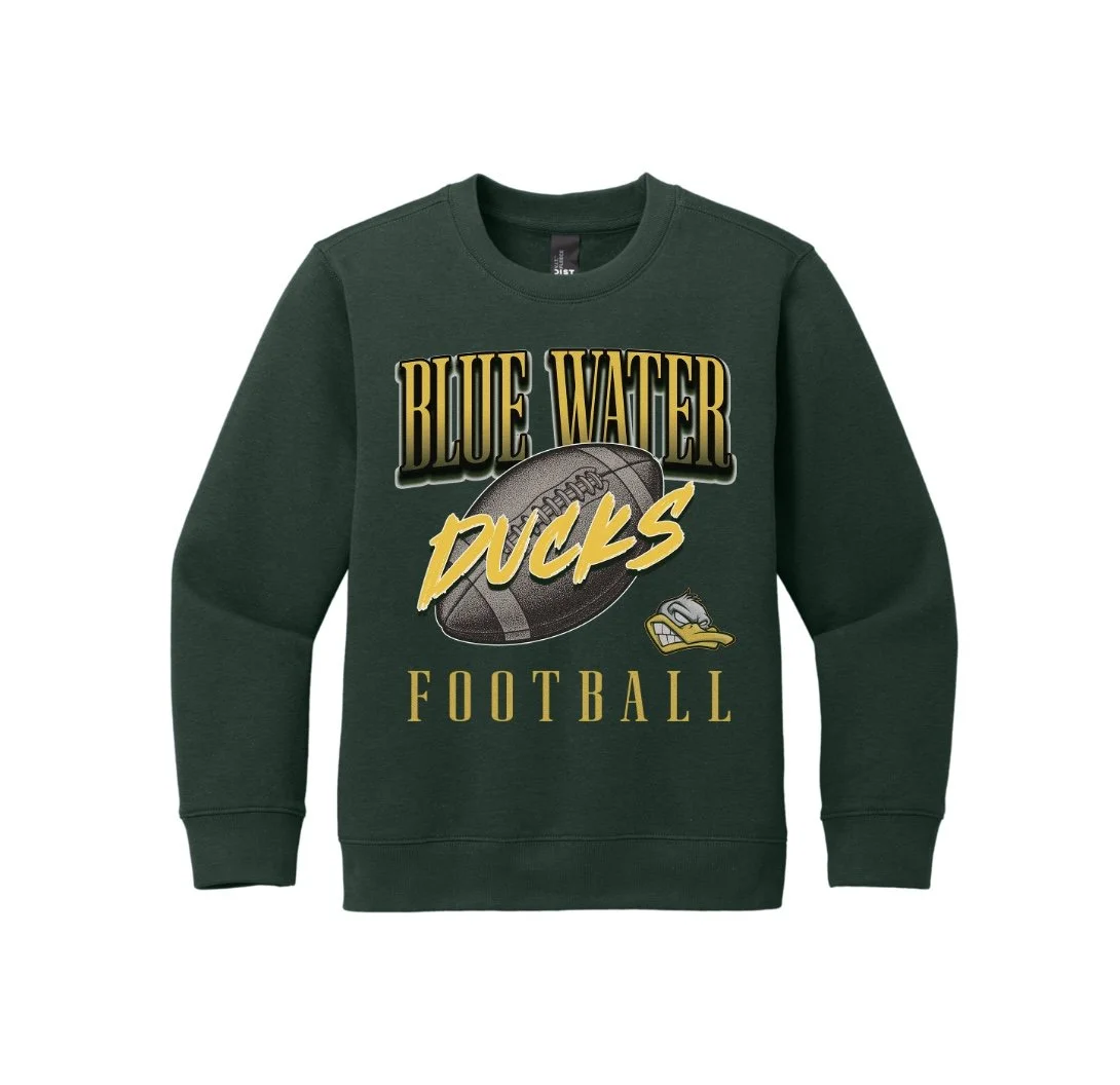 Blue Water Ducks Youth Crew - Design 1