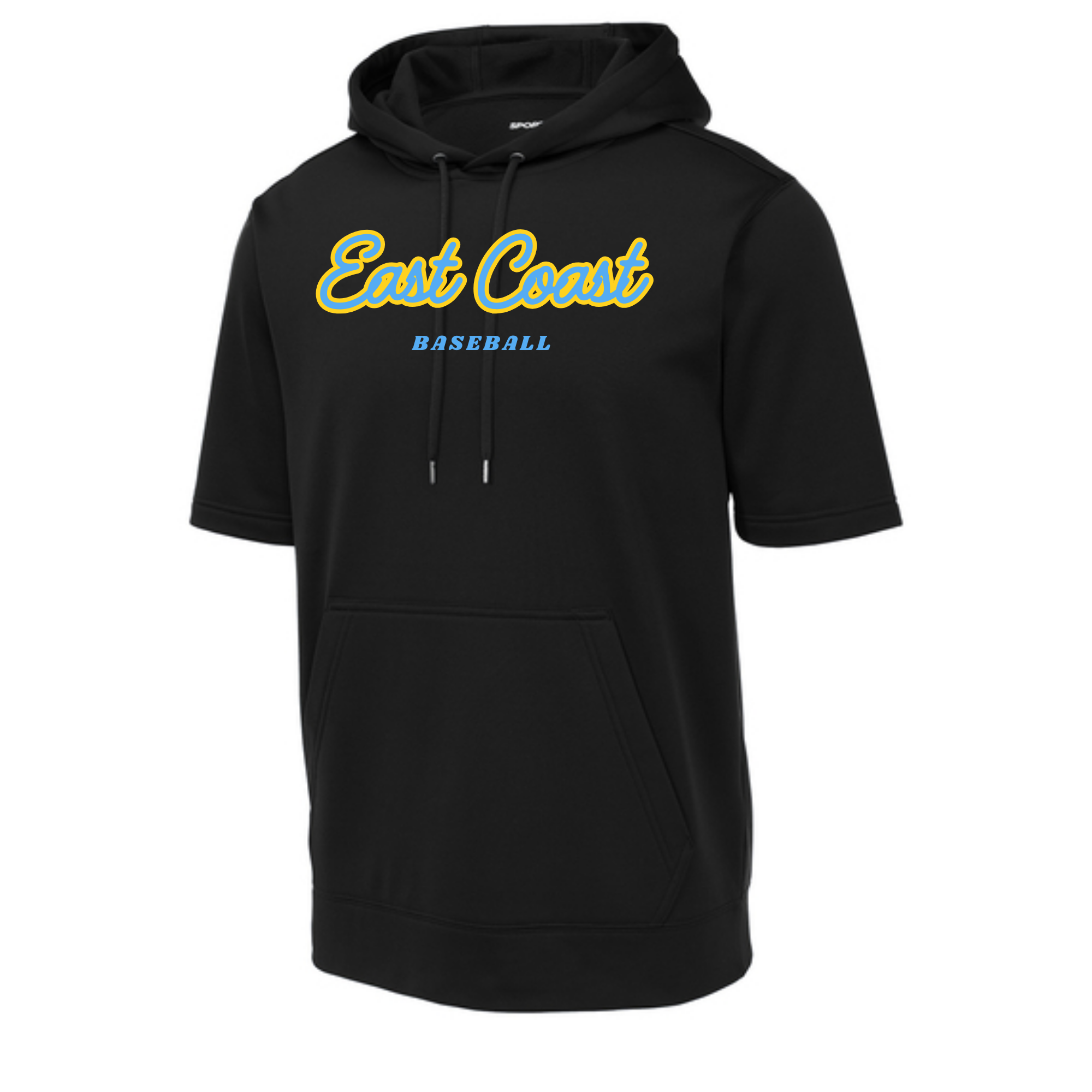 Sport Tek hooded fleece pullover Unisex- Black