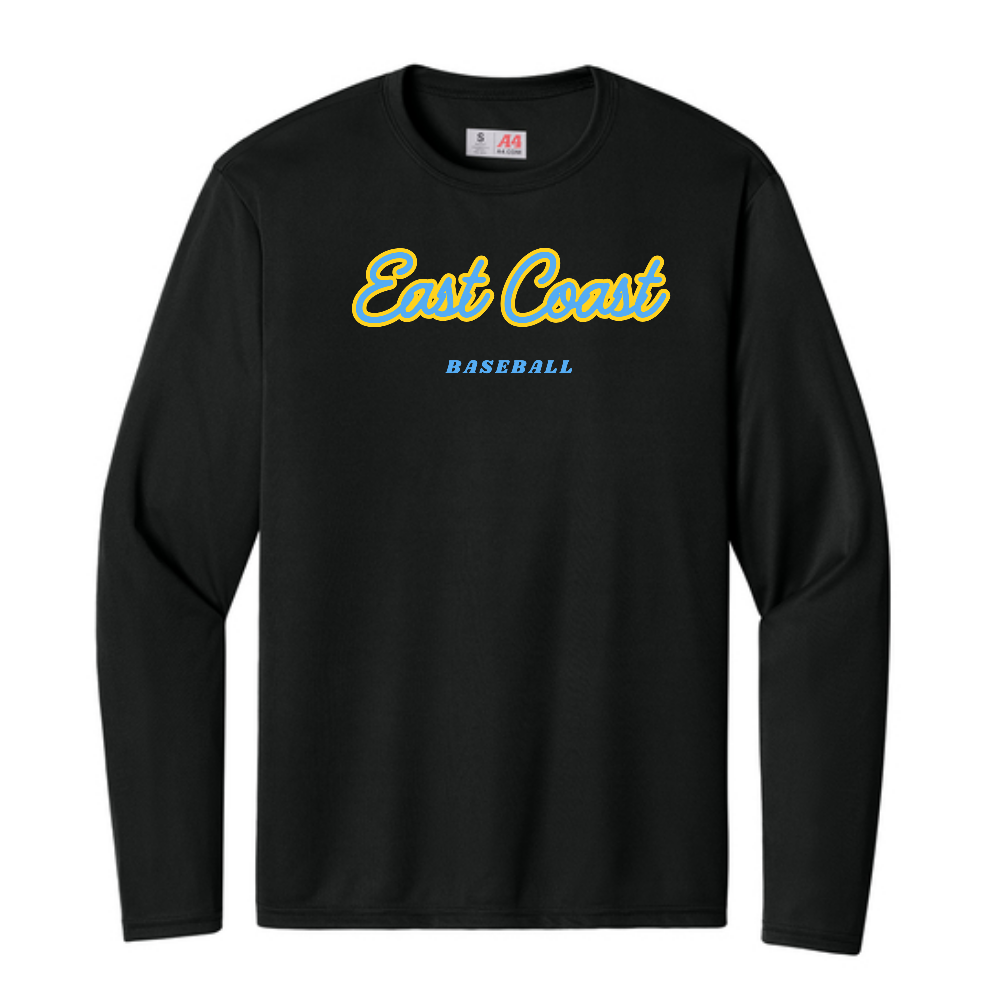 A4 Long sleeve Dri fit Unisex - Black