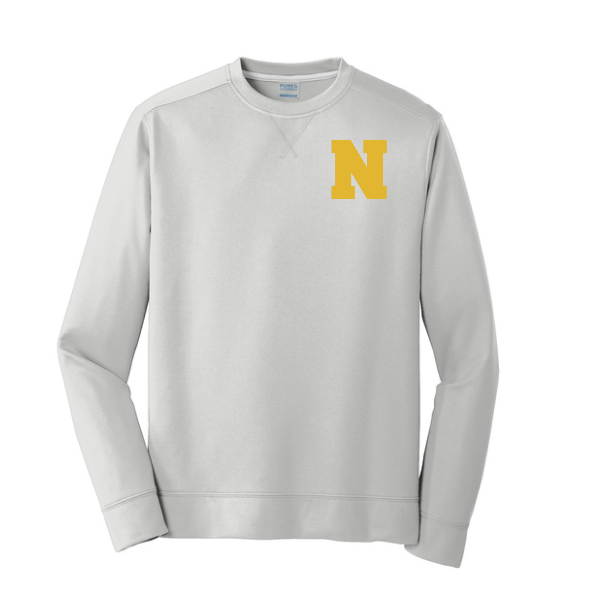 Port & Co Performance crewneck fleece Grey