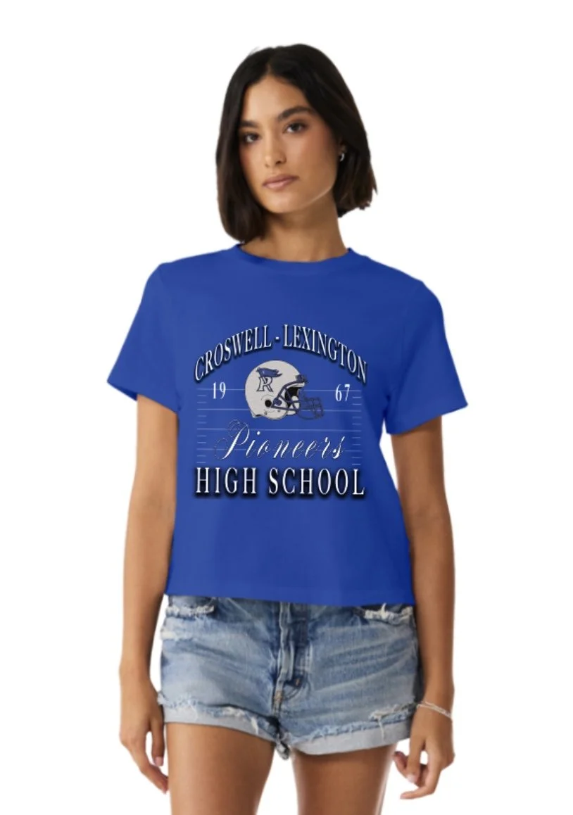 CL Women's Vintage Football Heavyweight Tee