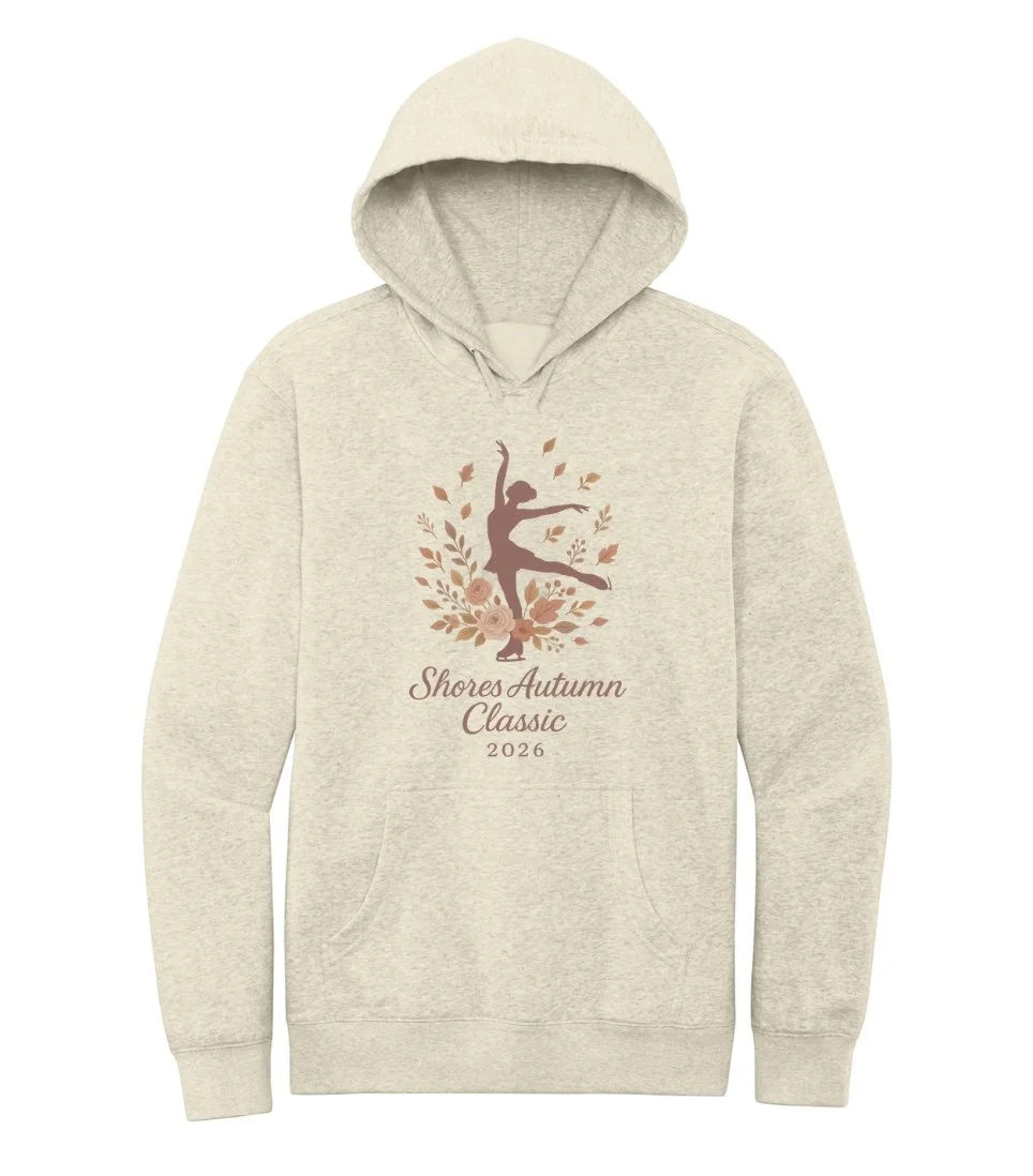 Oatmeal Heather Adult Shores Autumn Classic Hoodie - Design 1