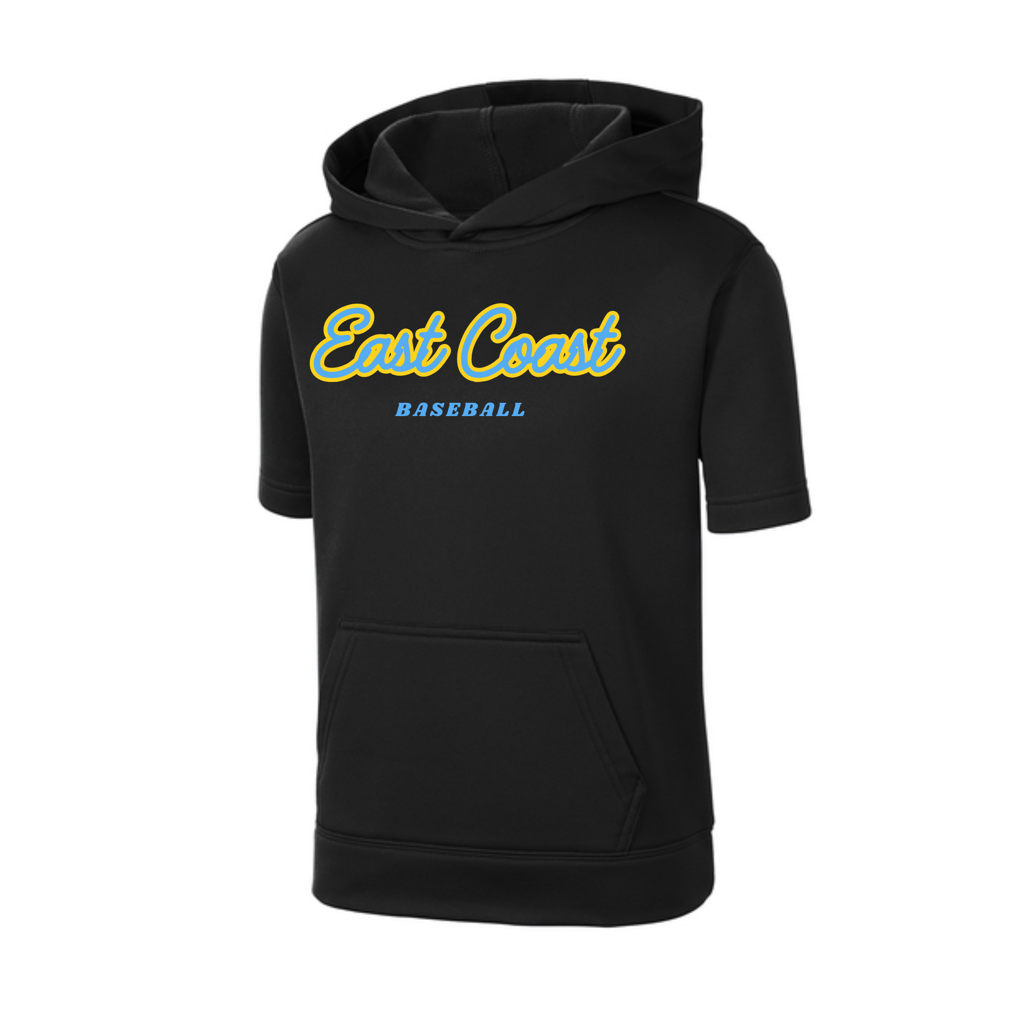 Sport Tek hooded fleece pullover- Youth- black