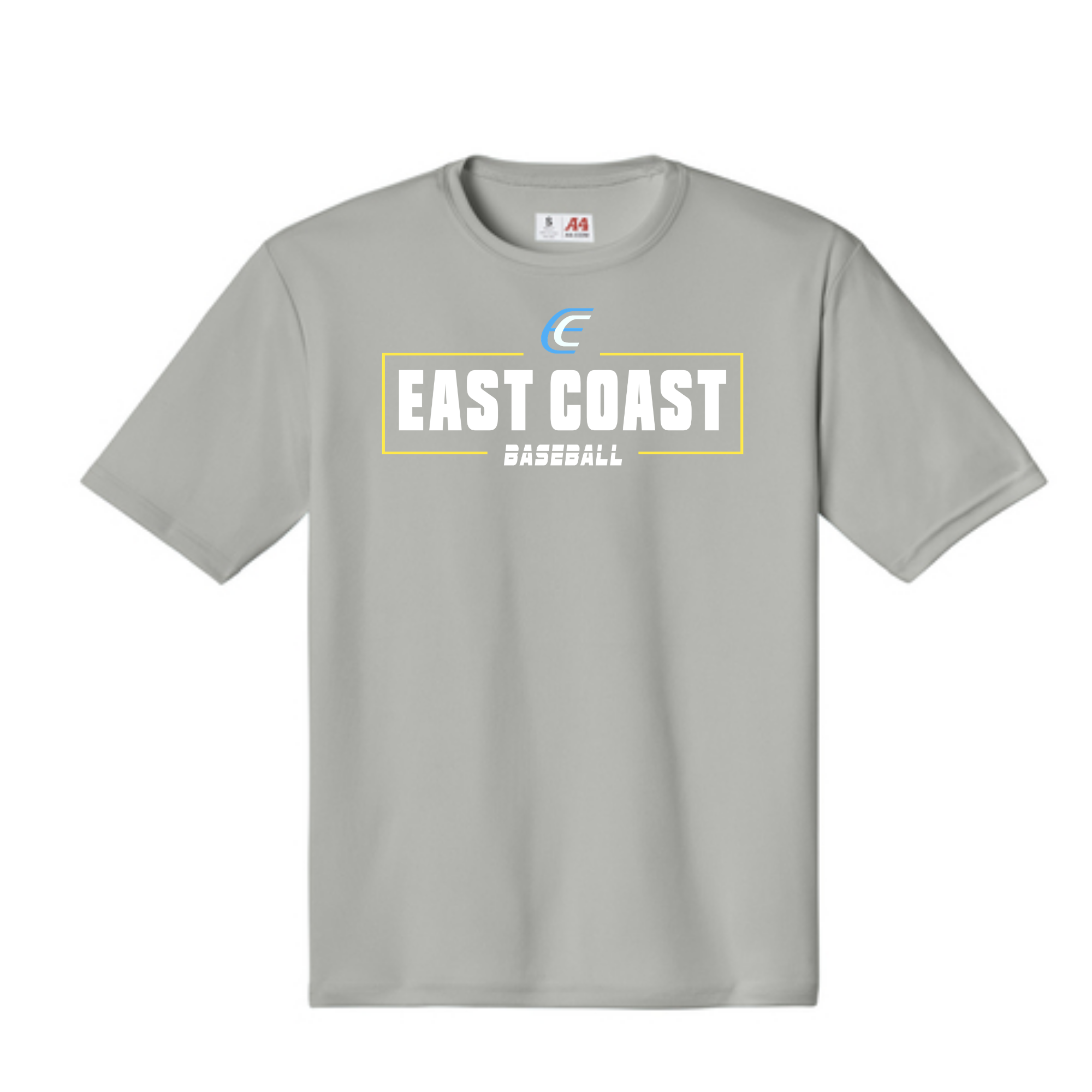 A4 Performance Dri Fit Unisex T Shirt- Grey