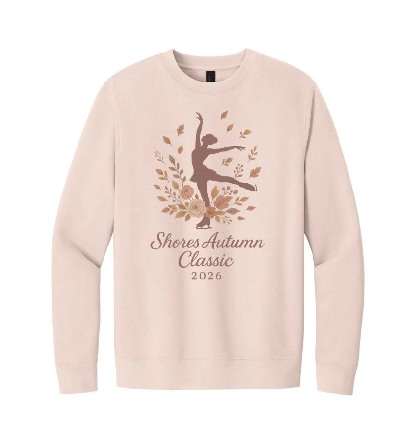 Pink Adult Shores Autumn Classic Crew - Design 1