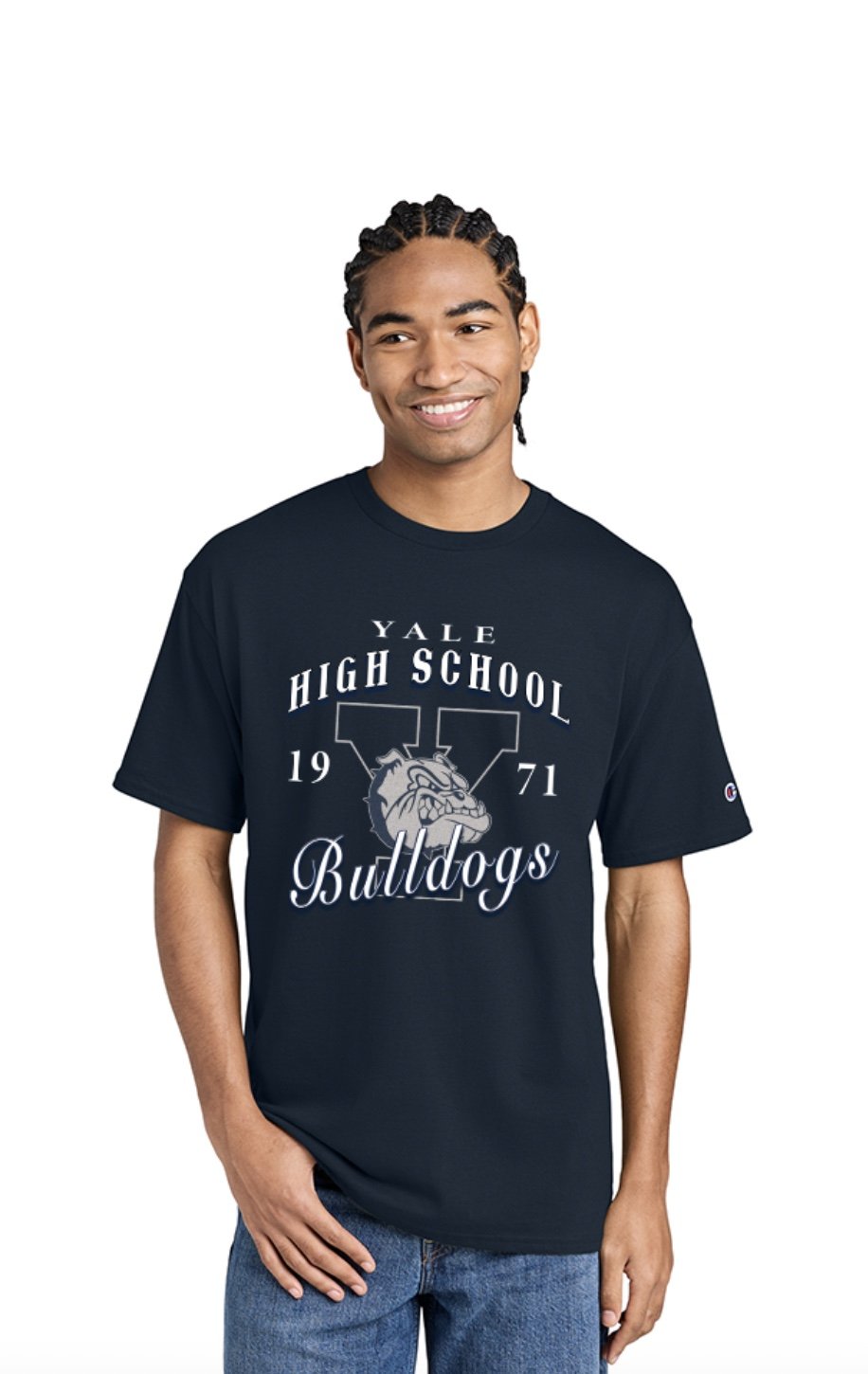 Yale Champion Jersey School Tee
