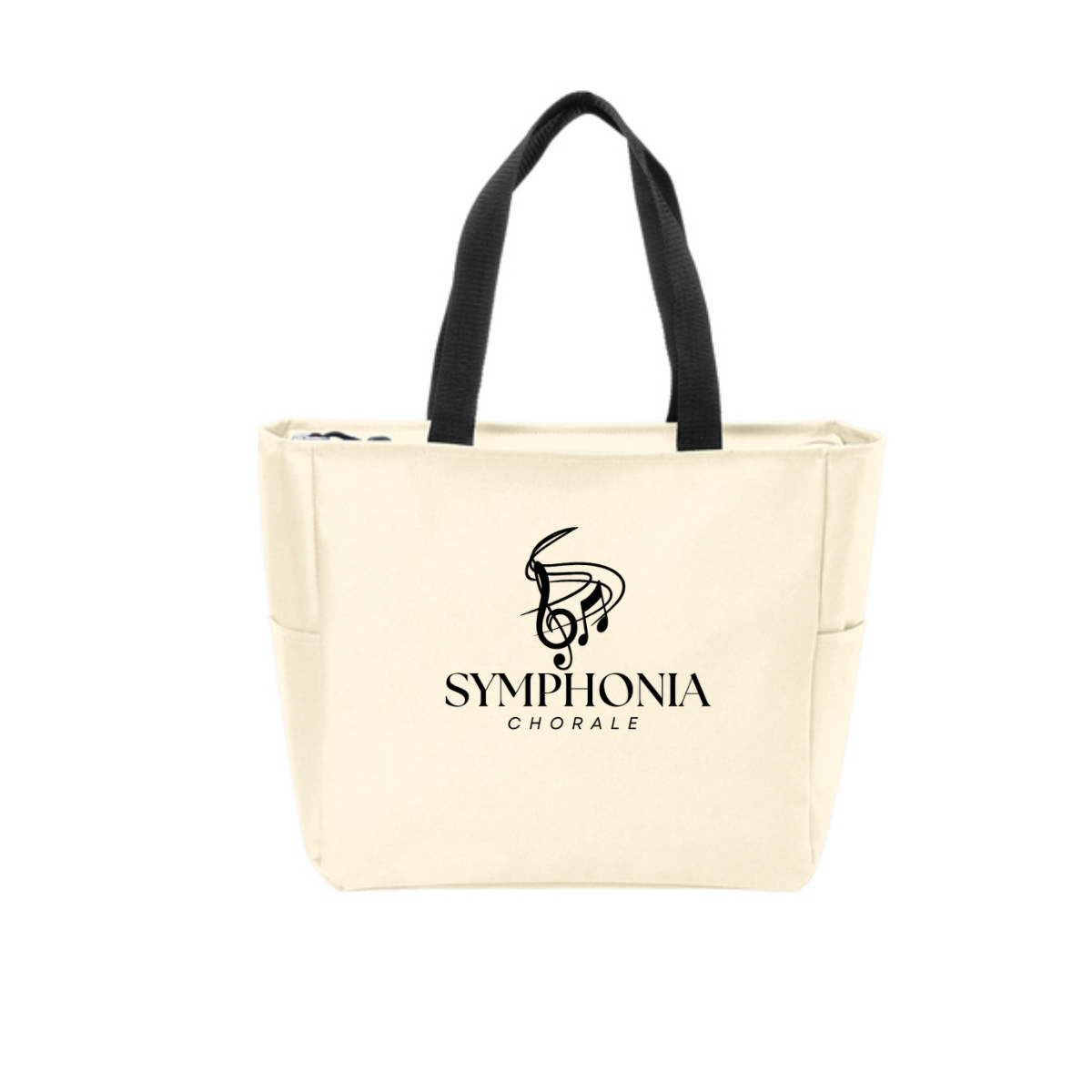 Canvas Zip Tote Bag
