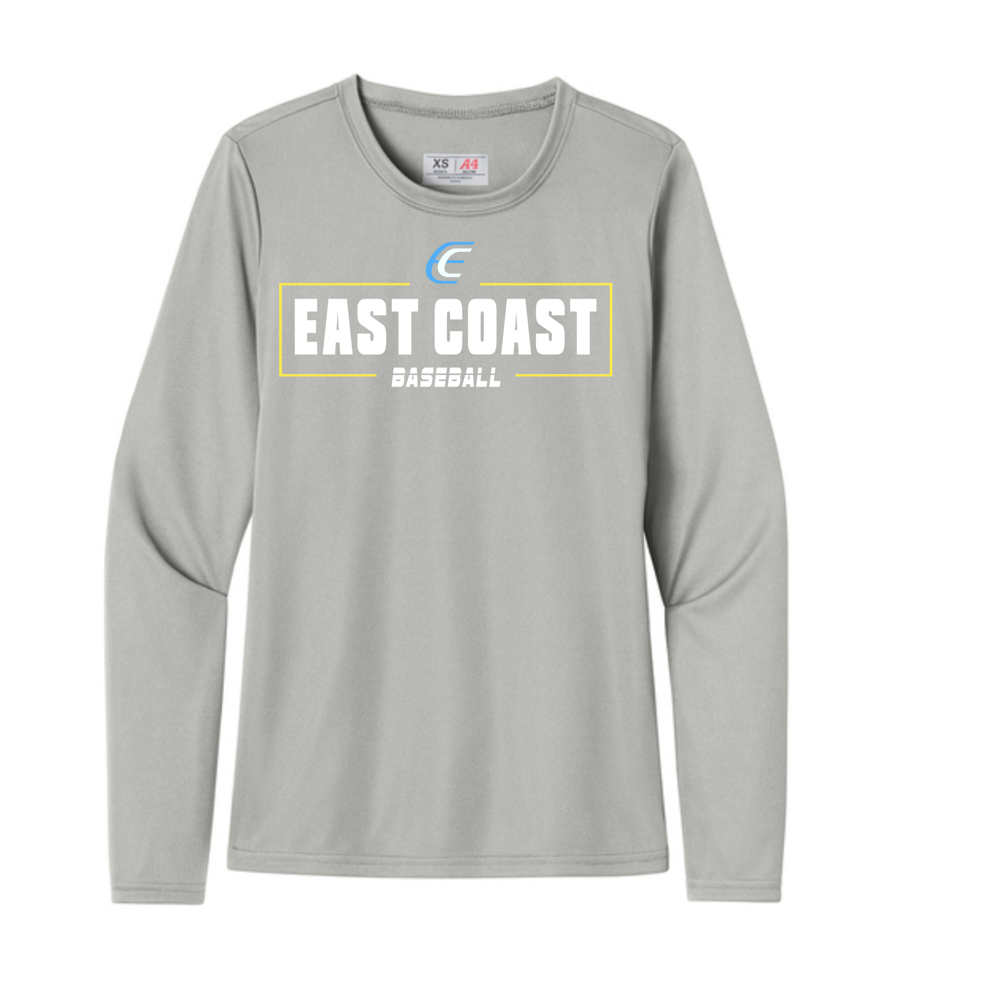 A4 Performance Dri fit Unisex long sleeve - Grey