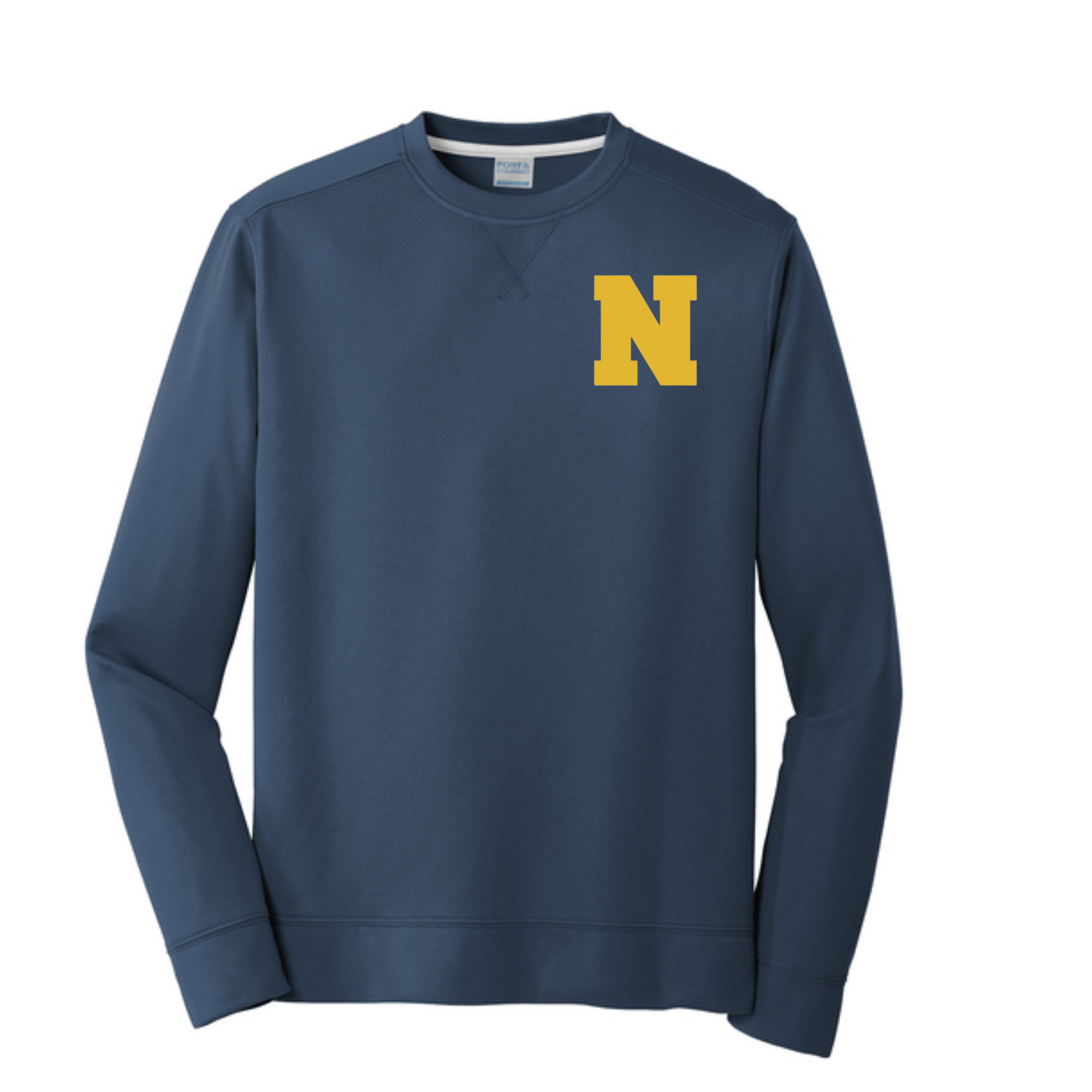 Port & Co Performance fleece Crewneck Navy