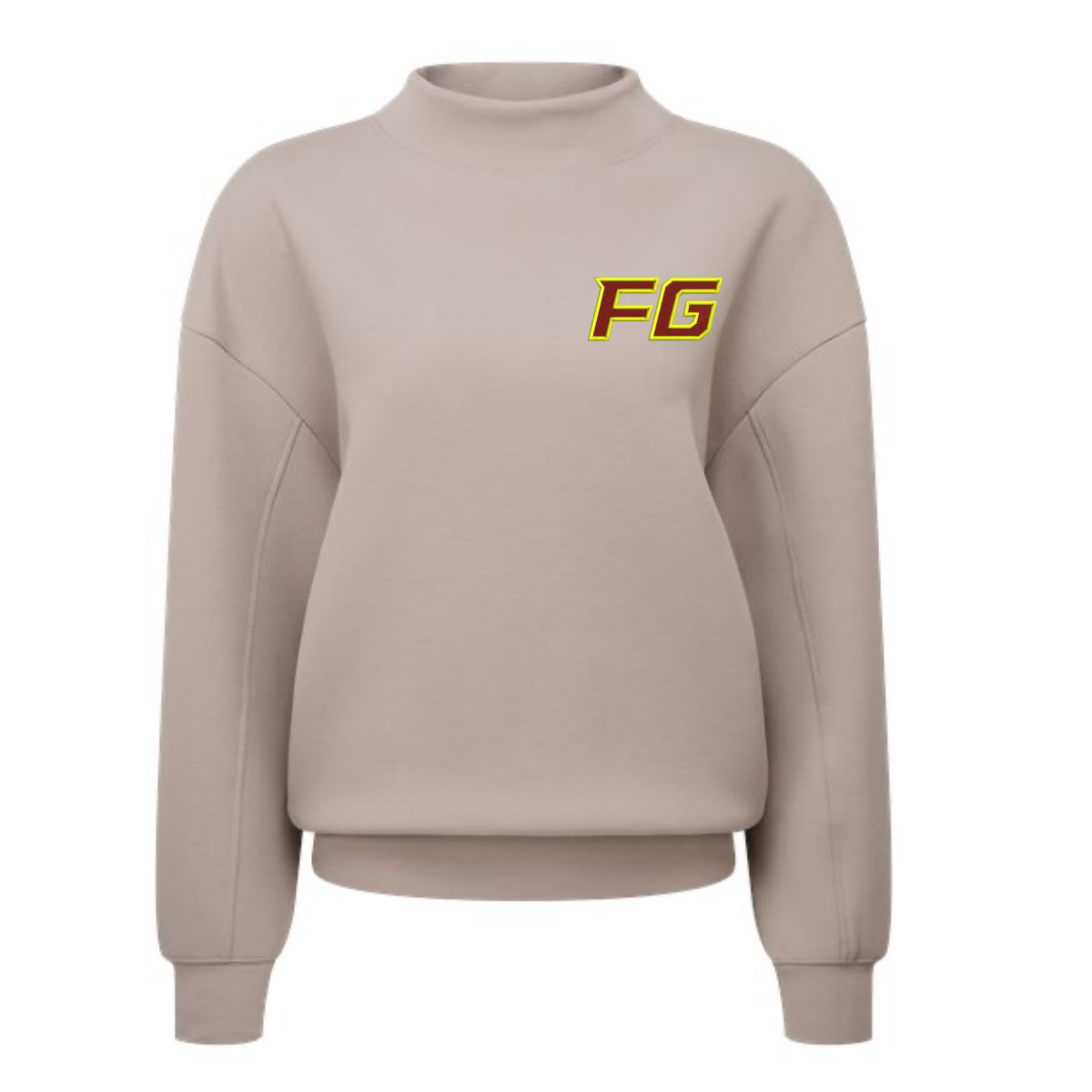 Fort Gratiot MS Women's Embroidered Mock Neck
