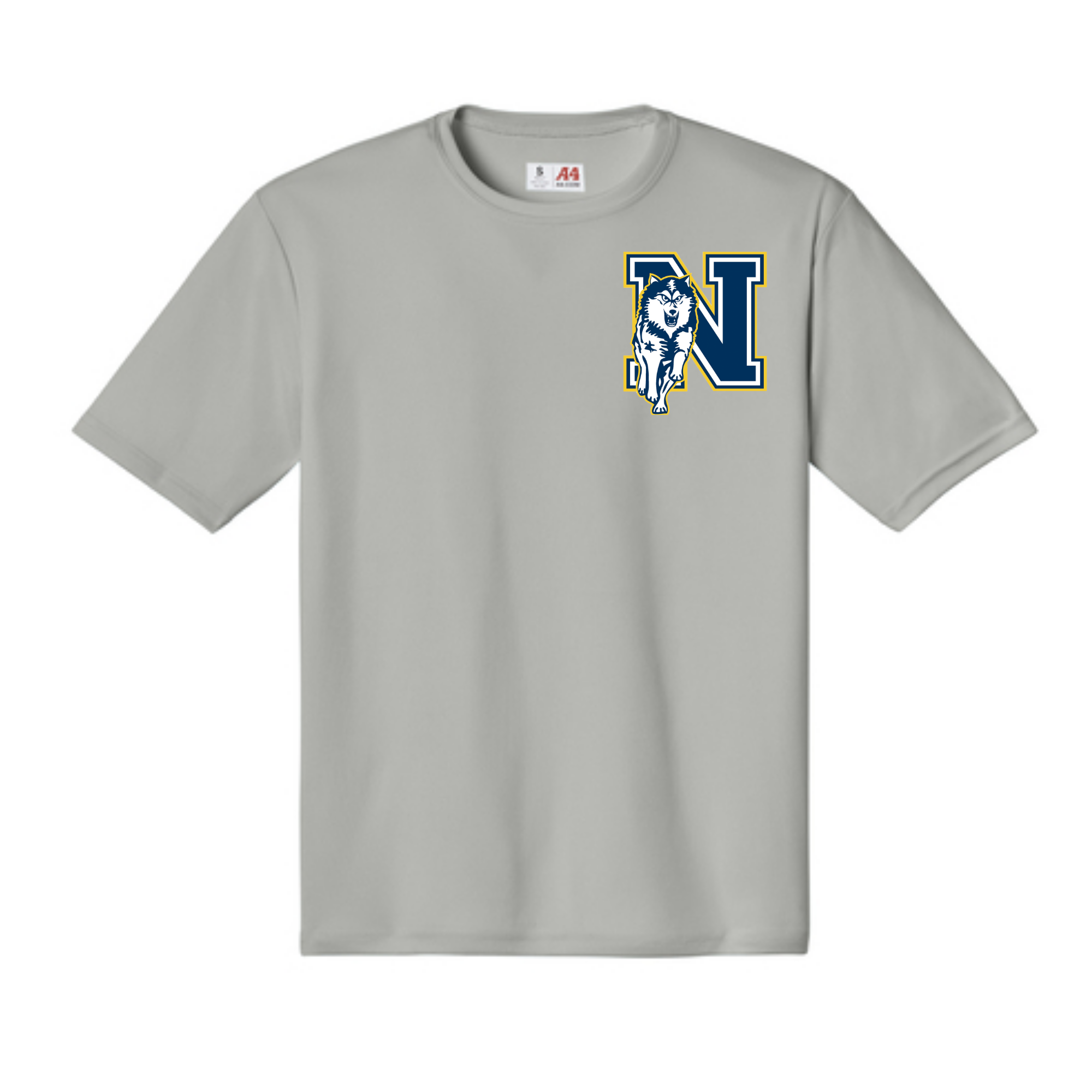 A4 Performance Dri Fit T Shirt- Grey