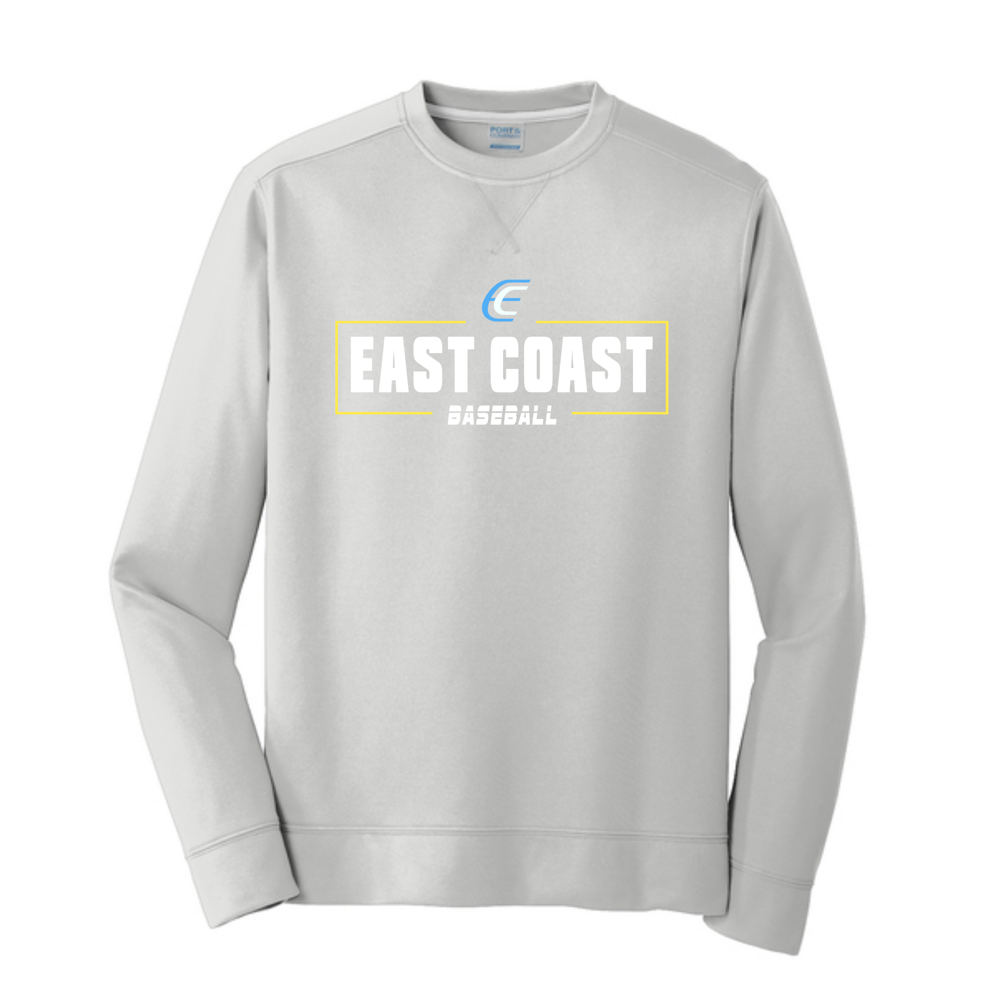 Port & Co Performance Crewneck Fleece- Unisex- Grey