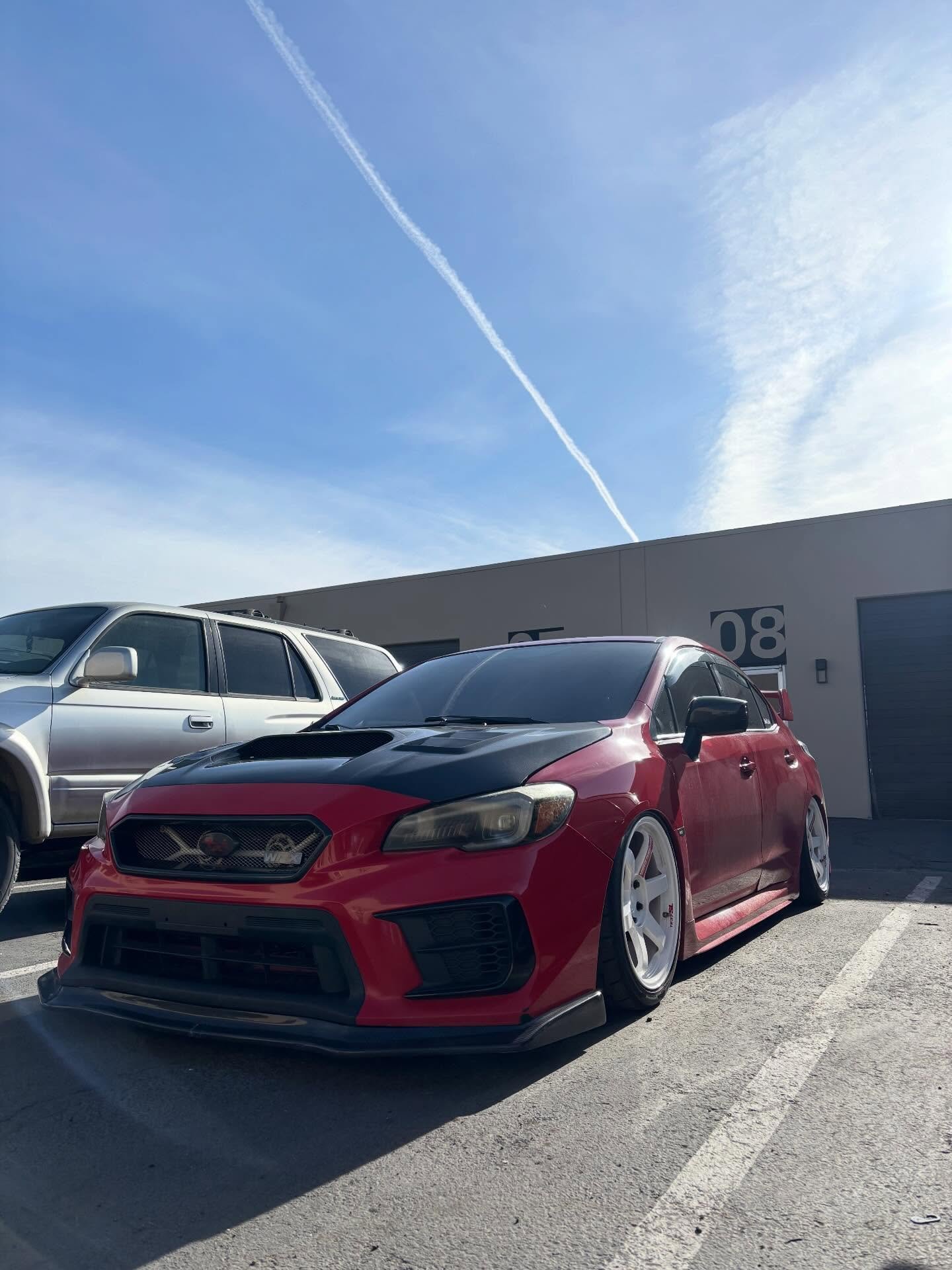WRX in for some maintenance! 
@ngksparkplugsofficial Laser iridium spark plugs ✅ 
@motul Manual transmission service ✅ 
@motul Rear differential service ✅ 

Owner: @redd_dub 

Call or text to schedule! 
#Wrx #motul #te37 #bagged #cleancars