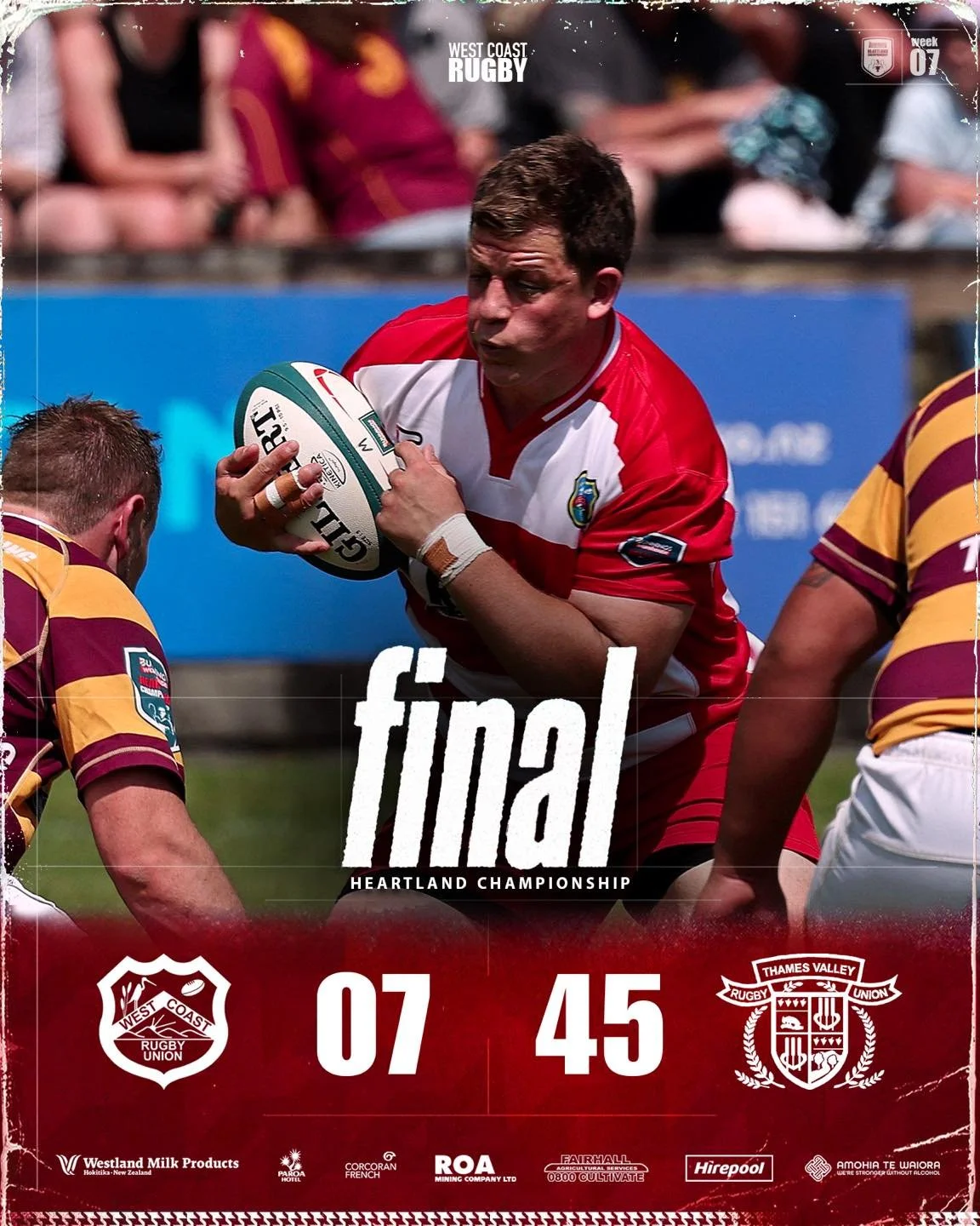 Hearty effort from the lads.

Thanks to @thamesvalleyrugby for the hospitality.

We head home for our last game of the season next weekend verses our good mates from up the road.

📸 Bill Phillips

#WestCoastRugby