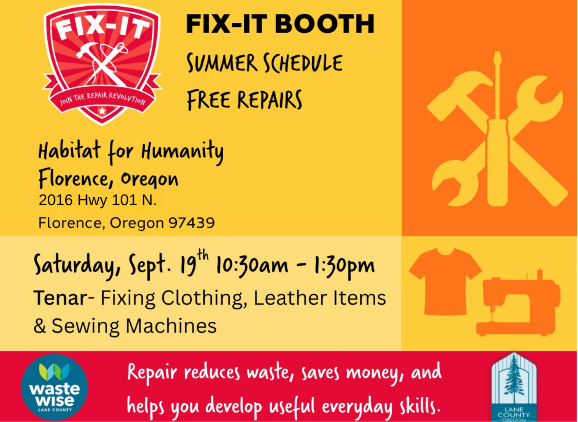FIX-IT BOOTH - FREE REPAIRS