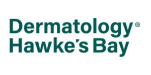 Text reading 'Dermatology Hawke's Bay' on a plain background.
