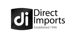 Logo with the letters 'd' and 'i' in a black and gray design.