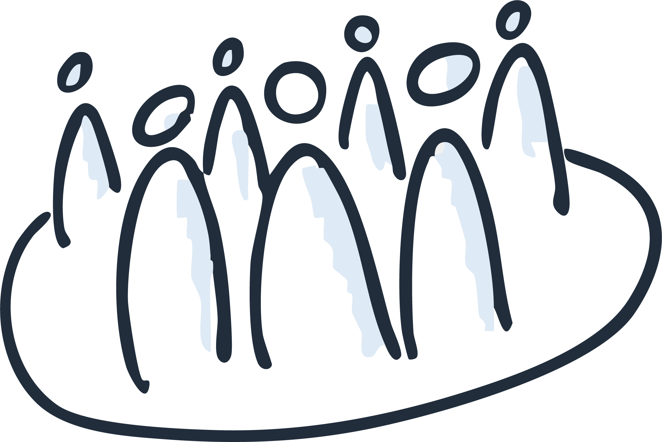 Illustration of a group of people