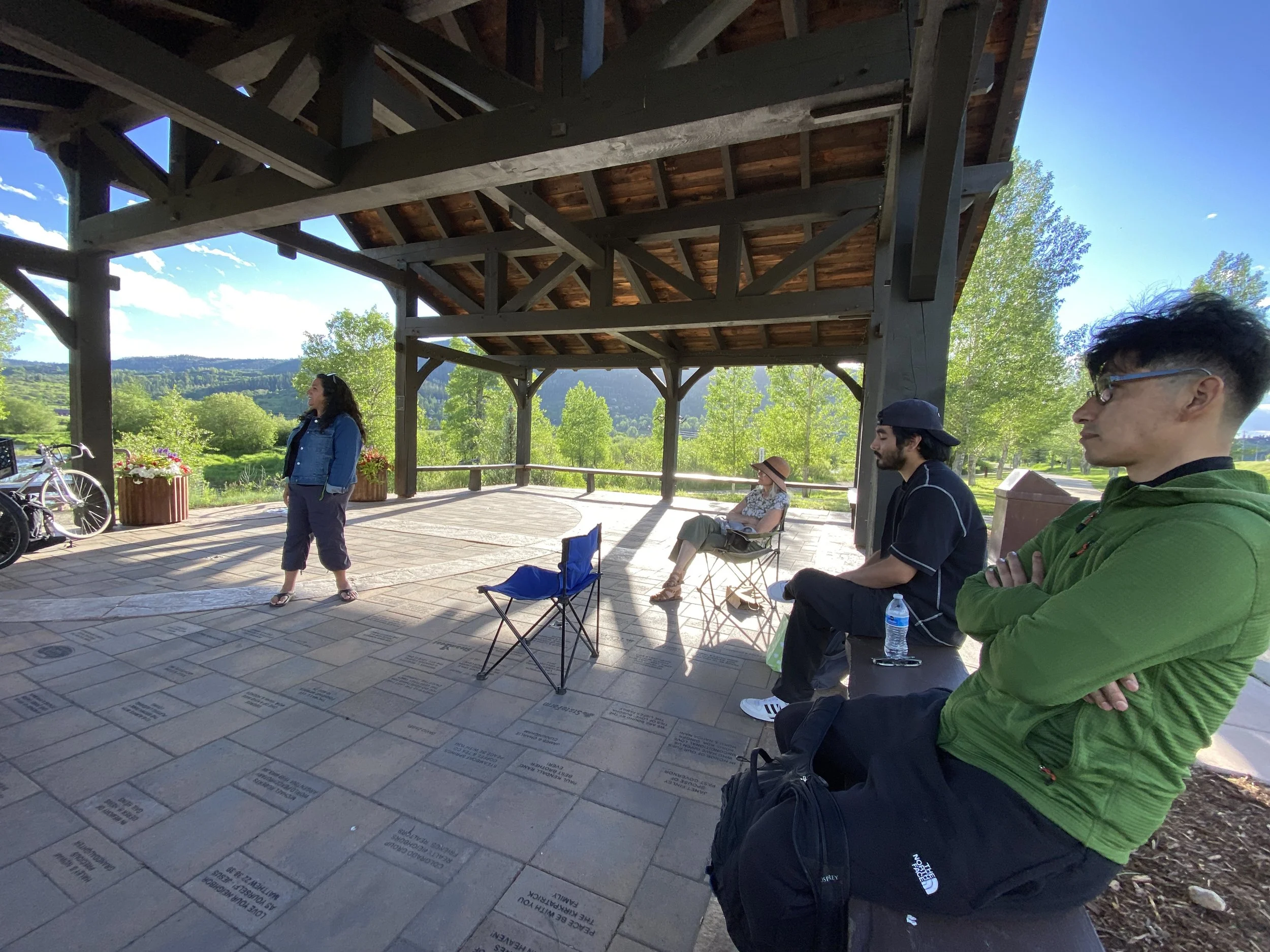 Eco Art Collective at Rotary Park, guest speaker Carolina Manriquez
