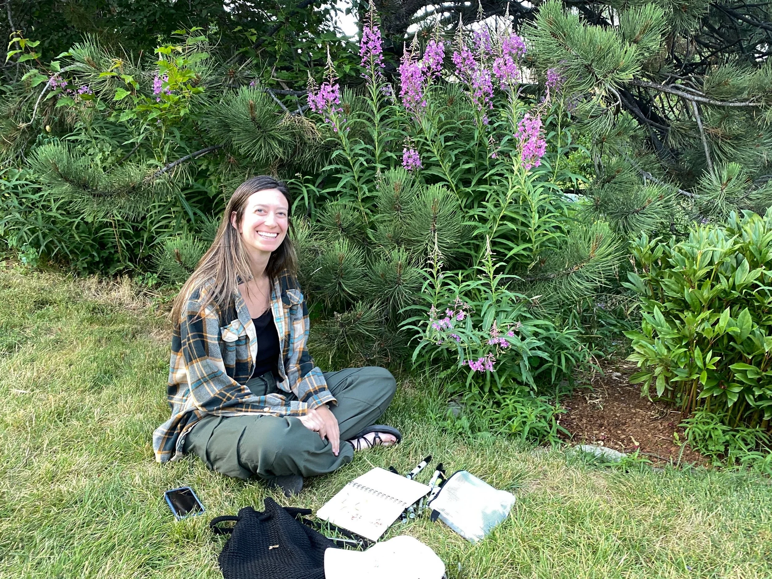 Emma Friedland at the Botanic Park