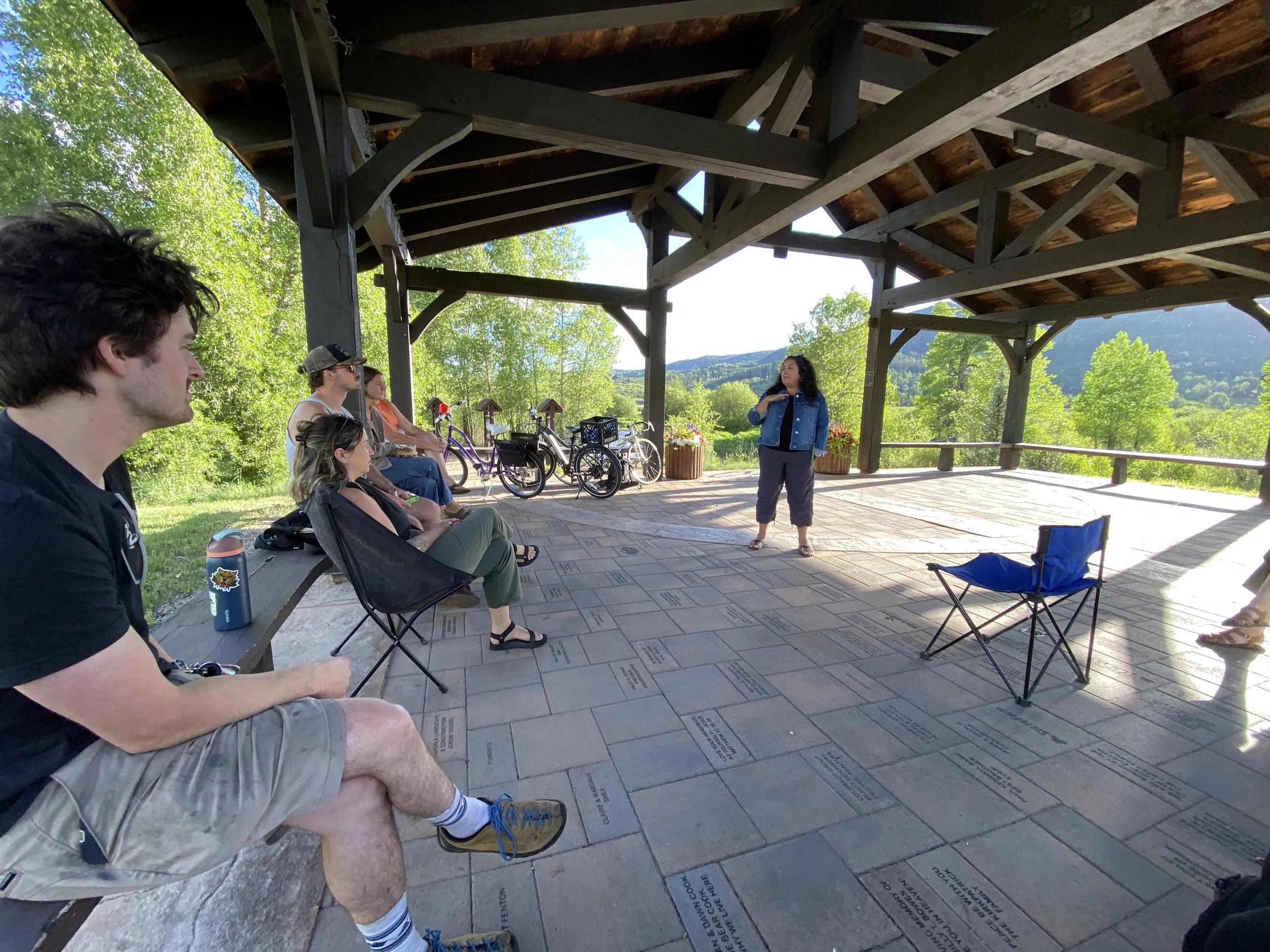Eco Art Collective at Rotary Park, guest speaker Carolina Manriquez