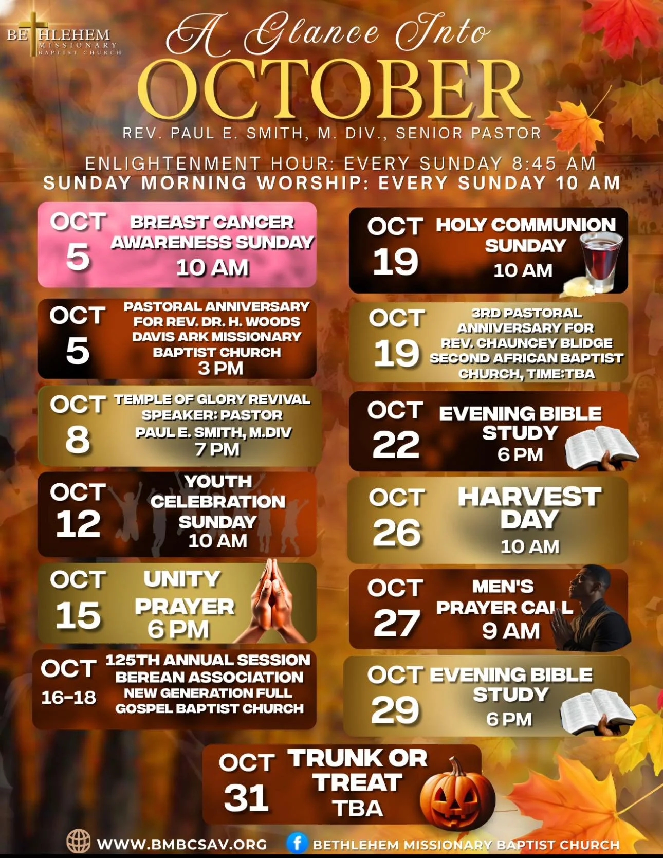 October Events
