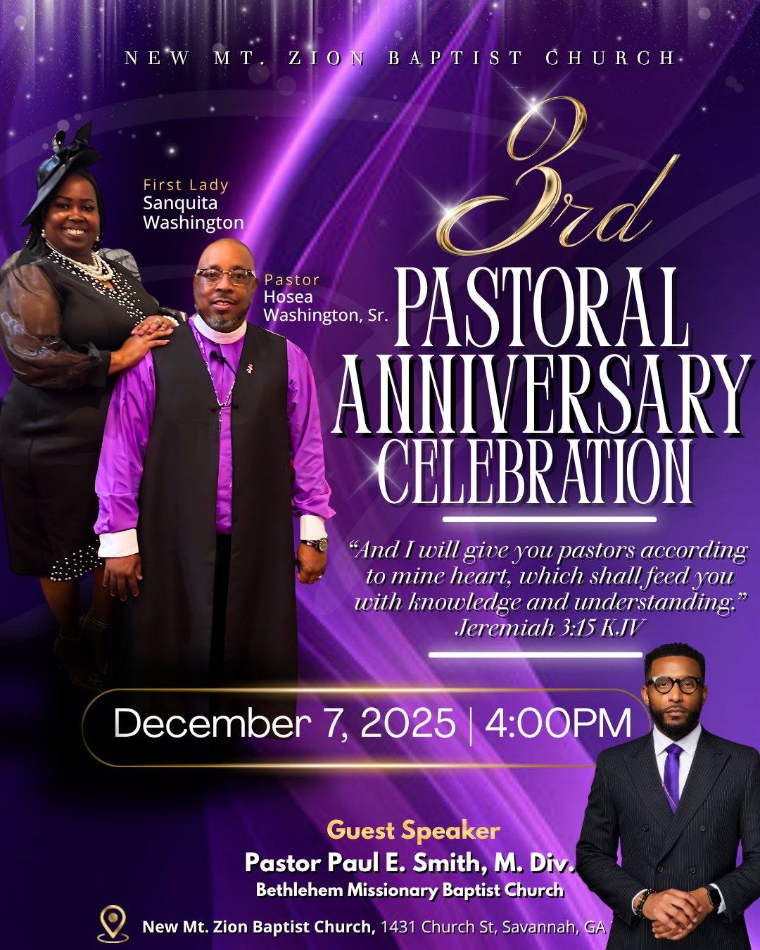 3rd Pastoral Anniversary Celebration 