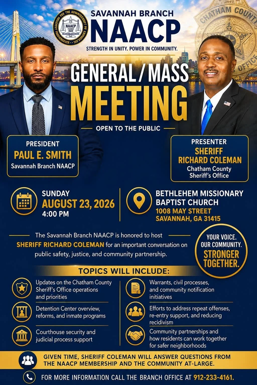NAACP General / Mass Meeting