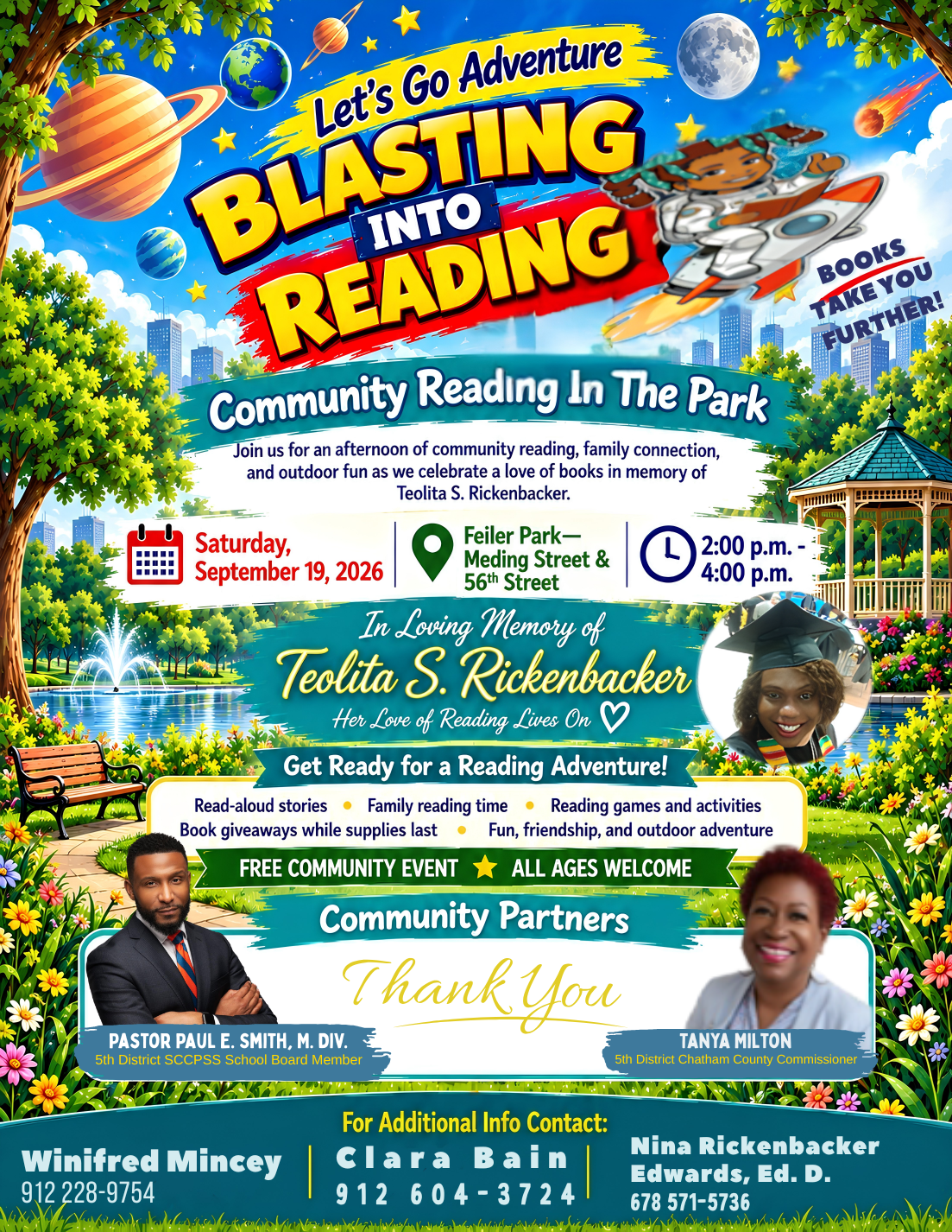 Community Reading In The Park