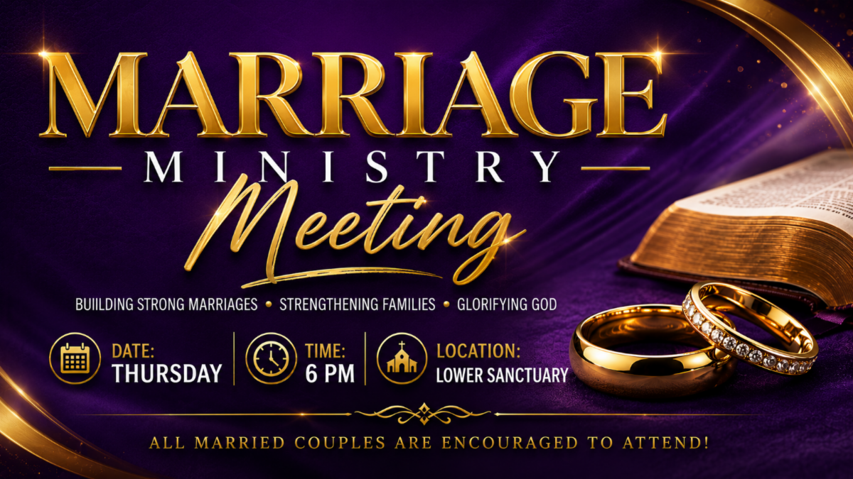 Marriage Ministry Meeting