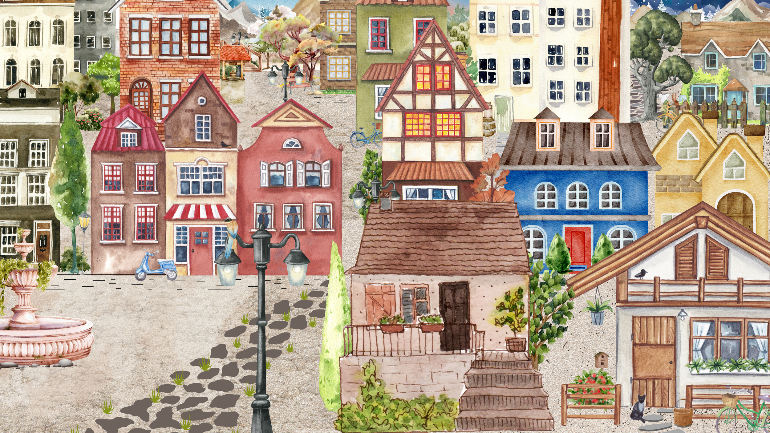 the village of colors