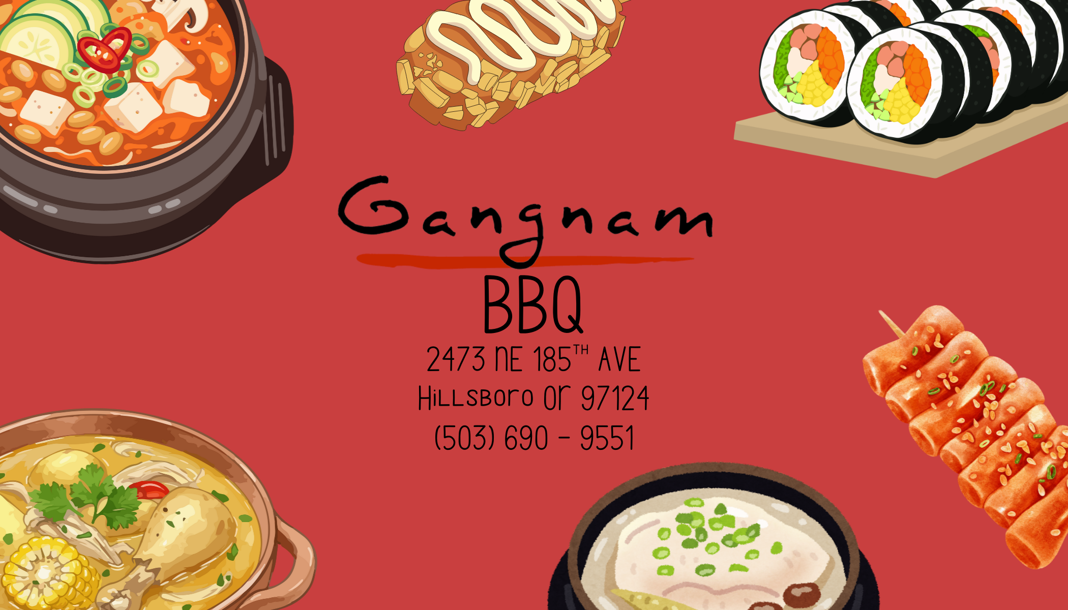 Gangnam Korean BBQ - Tanasbourne, Oregon