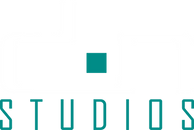 Logo for DN Studios with a stylized black and white design and teal text.