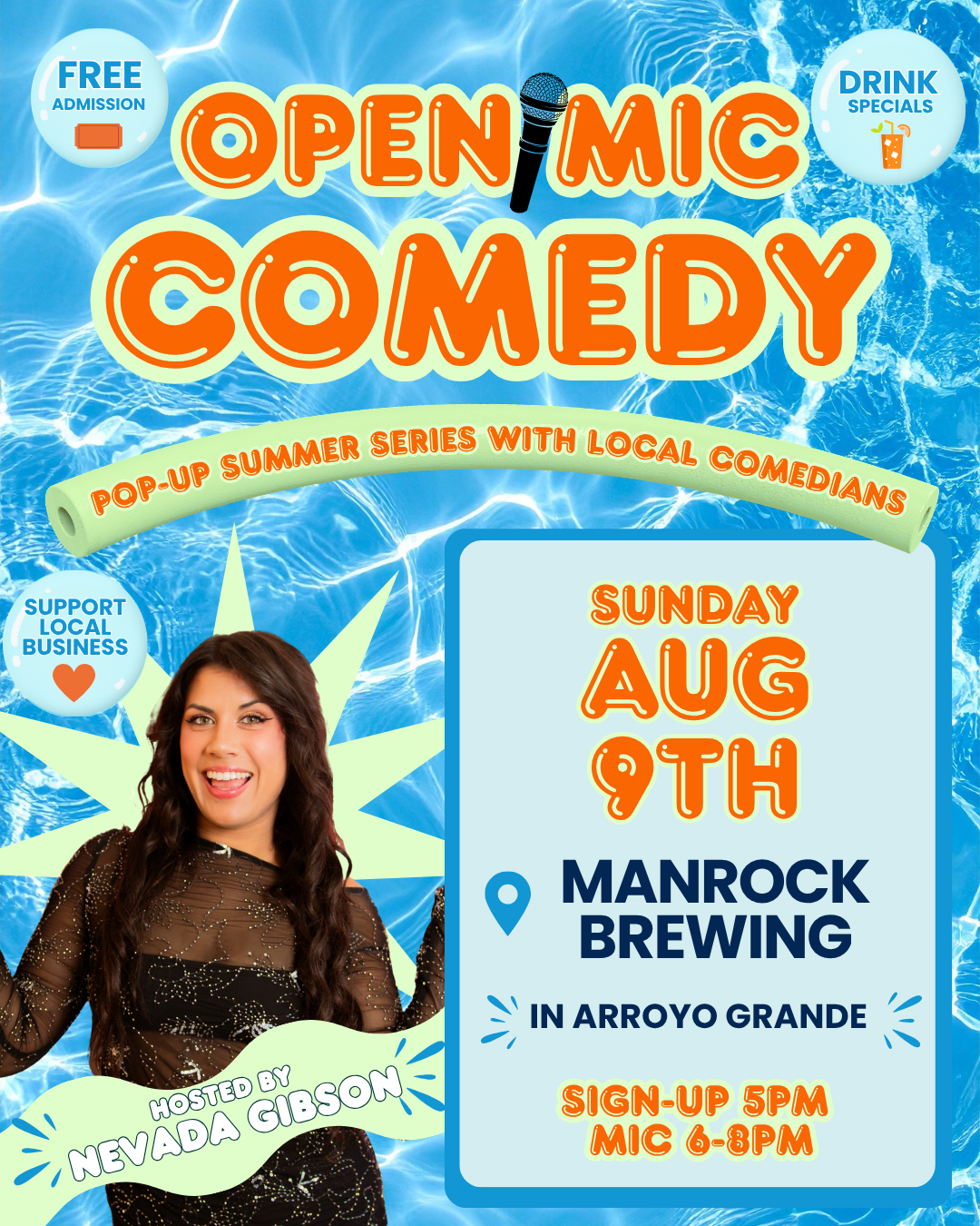 Open-Mic Comedy @ ManRock Brewing