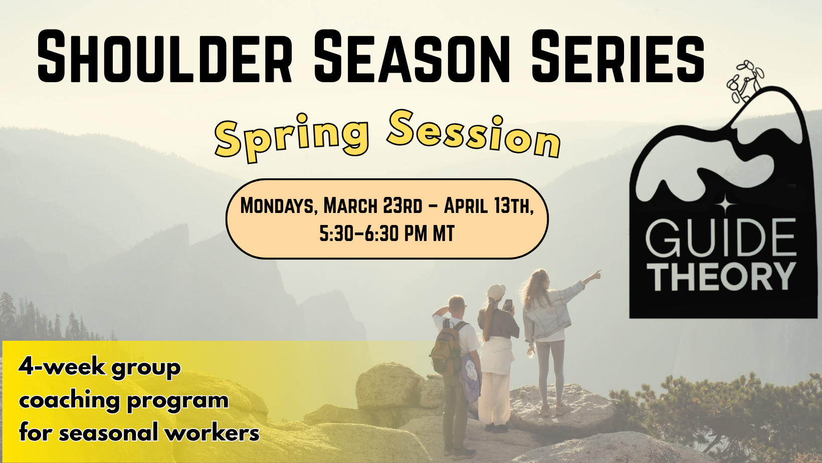 Shoulder Season Spring Monday Series