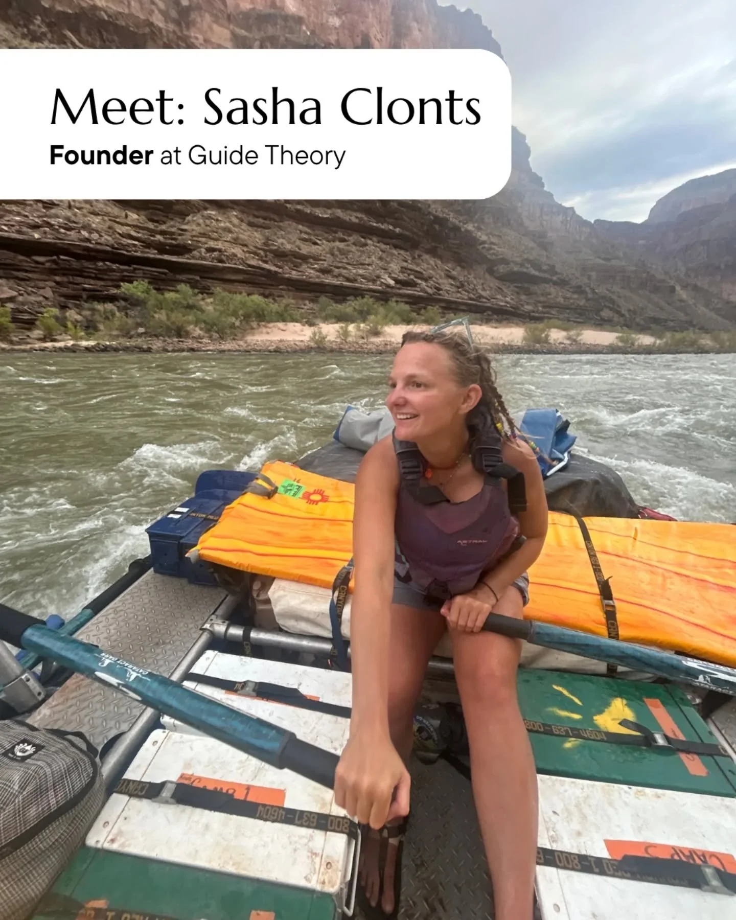 Our fearless leader, Sasha, found her way to the outdoor industry after a career as a systems engineer and management consultant. 

She started by working in the office at Far Flung Adventures on the Rio Grande river and transitioned to teaching skii
