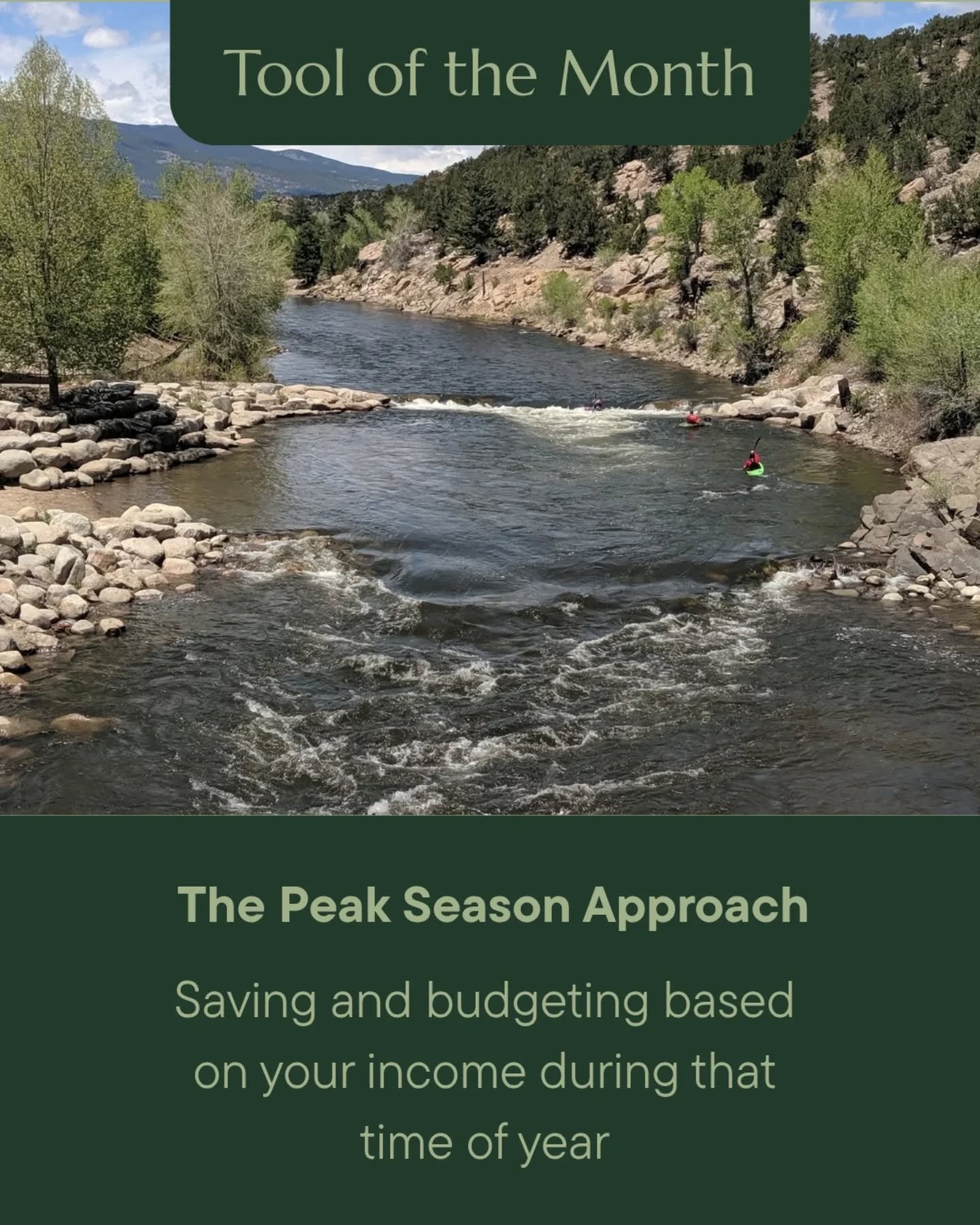 Peak season income can create shoulder season freedom, if you plan for it.

A lot of seasonal workers wait until work slows down to think about budgeting, saving, or future goals. The Peak Season Approach flips that mindset by encouraging you to crea