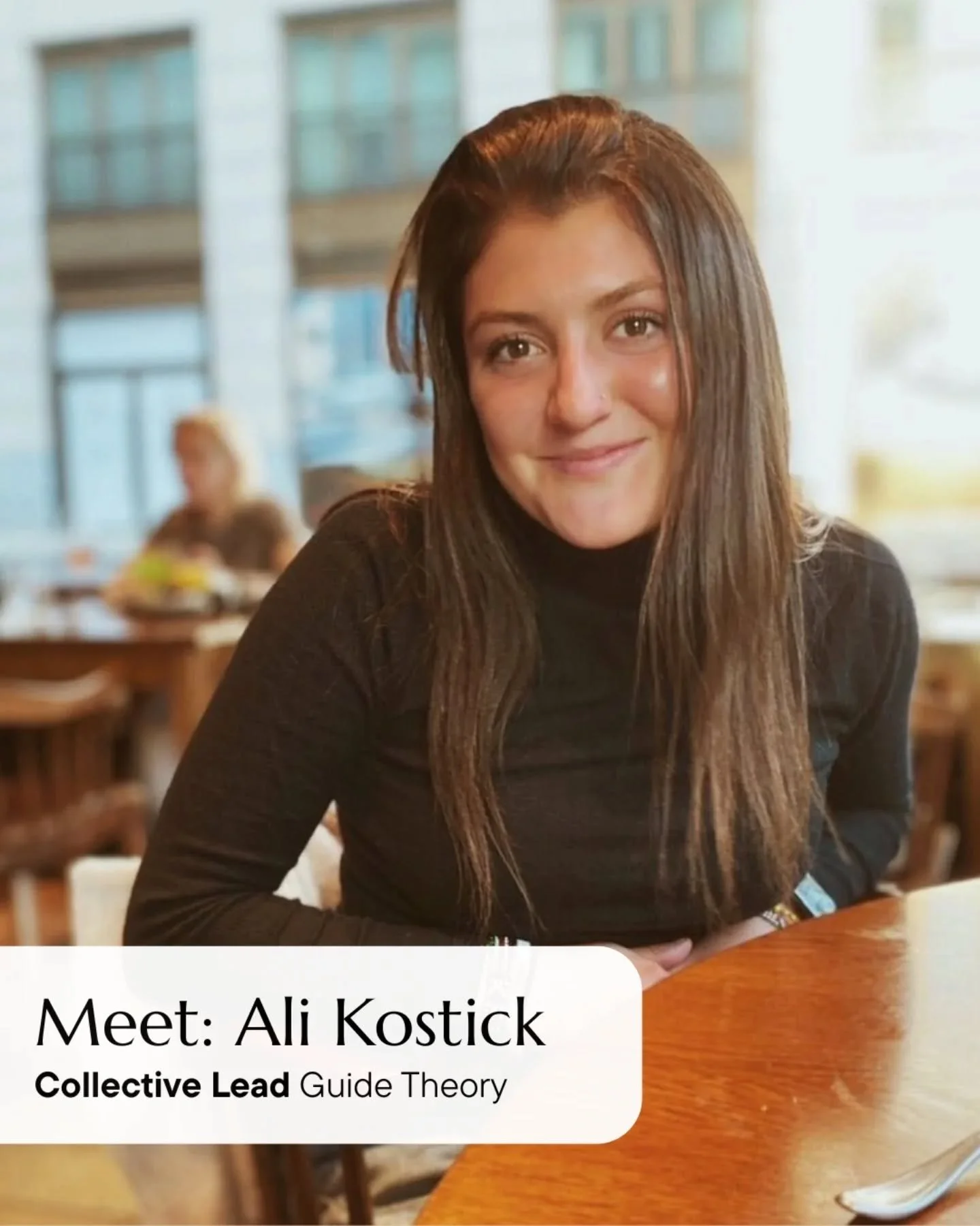 Meet Ali - The driving force behind the Guide Theory Collective.

She is based in Taos, NM and has a background in wilderness therapy, ski industry work, freelancing, and environmental management.

She brings a thoughtful community-centered approach 