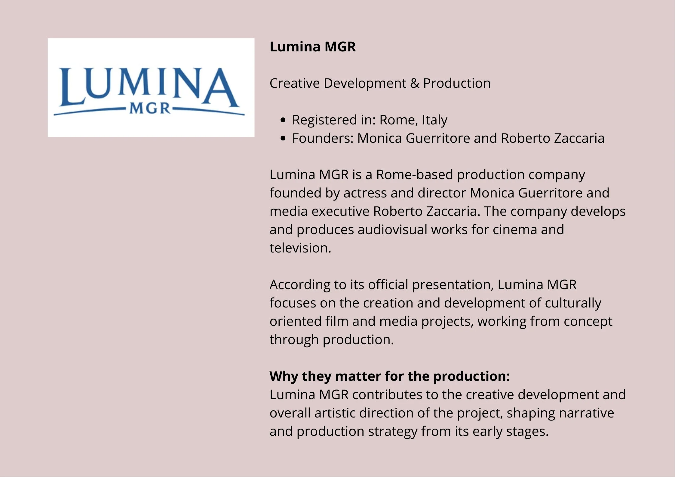 Lumina MGR