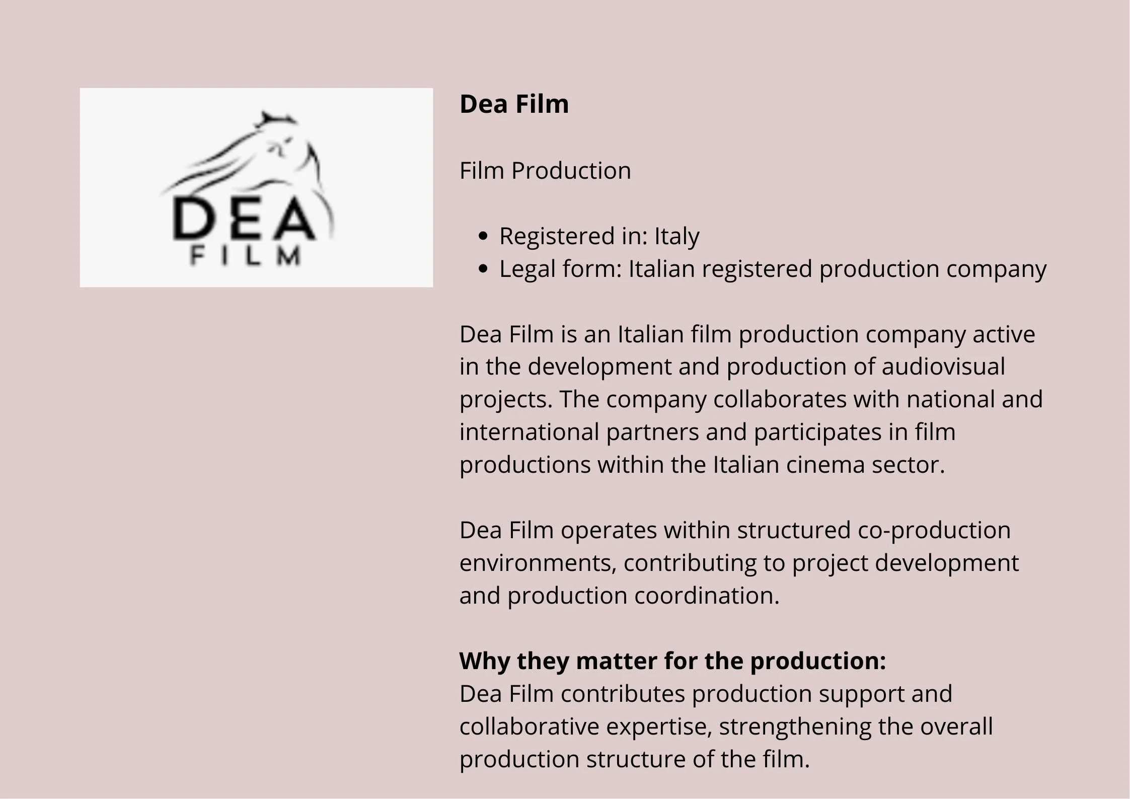 Francesca Cellini plays Suso Cecchi D'Amico