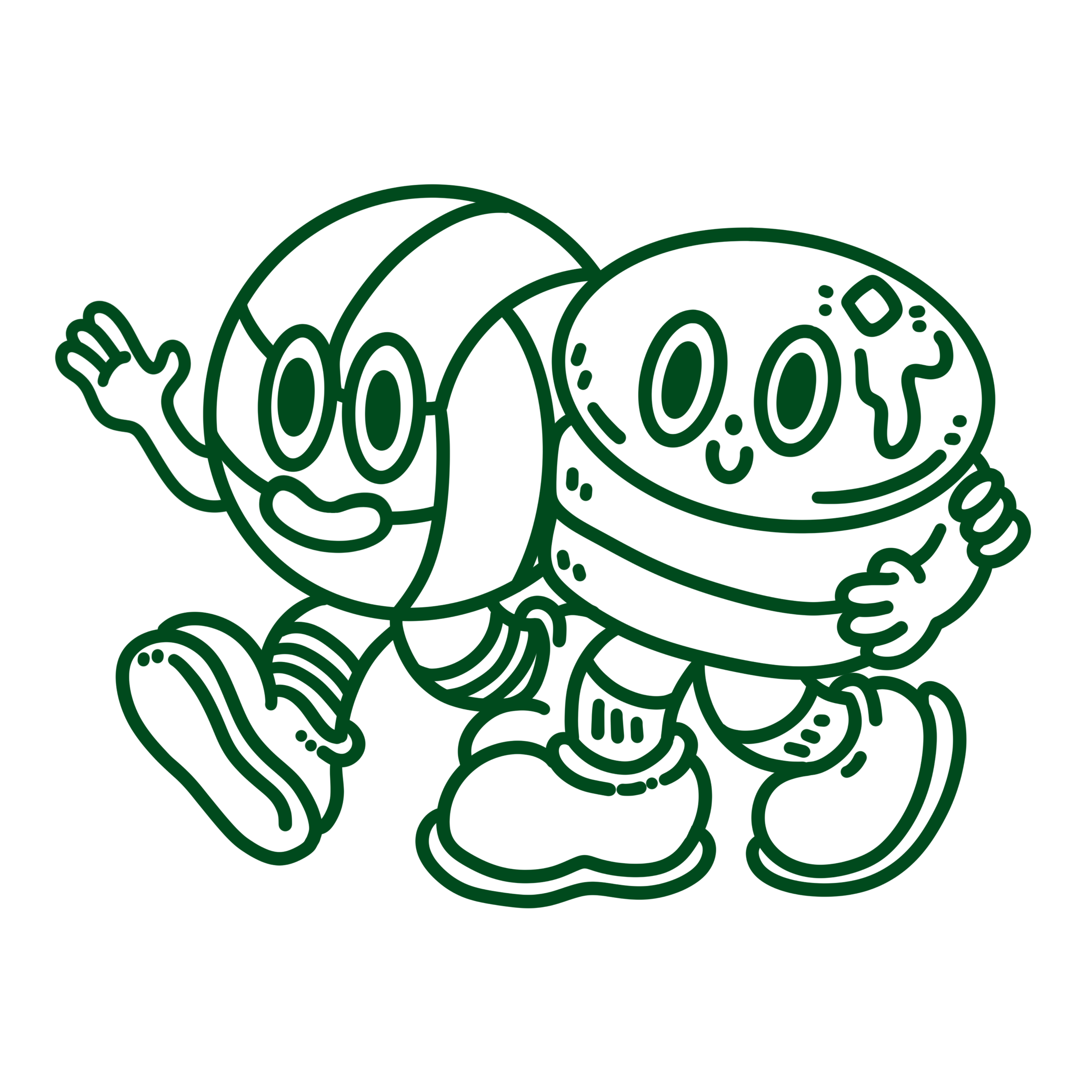 Pancake Volleyball Logo