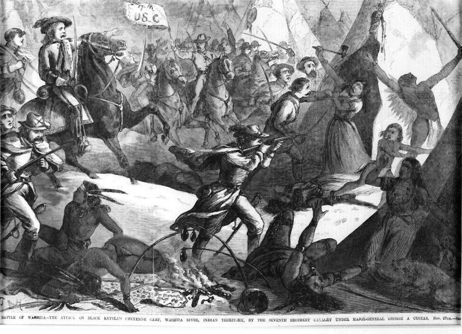 NOV 27: Custer Attacks Peaceful Cheyenne at Washita